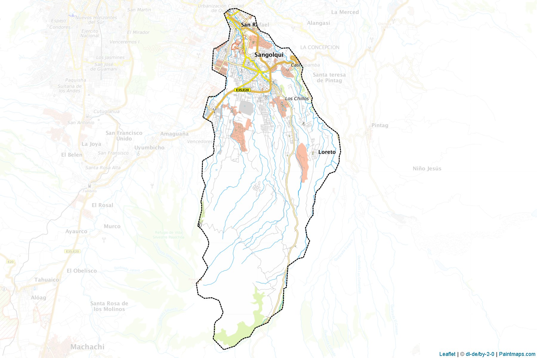 Muestras de recorte de mapas Rumiñahui (Pichincha)-1