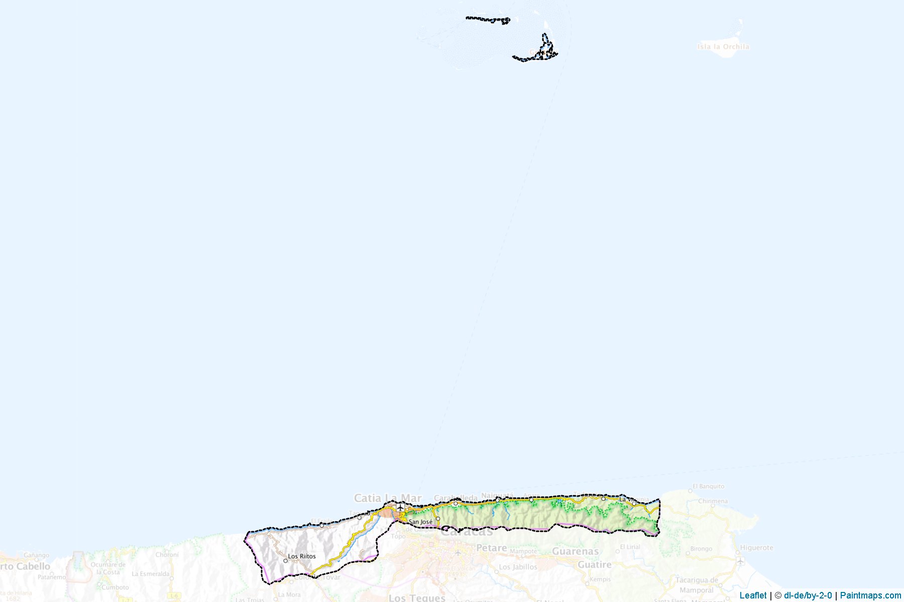 Muestras de recorte de mapas Vargas (Vargas)-1