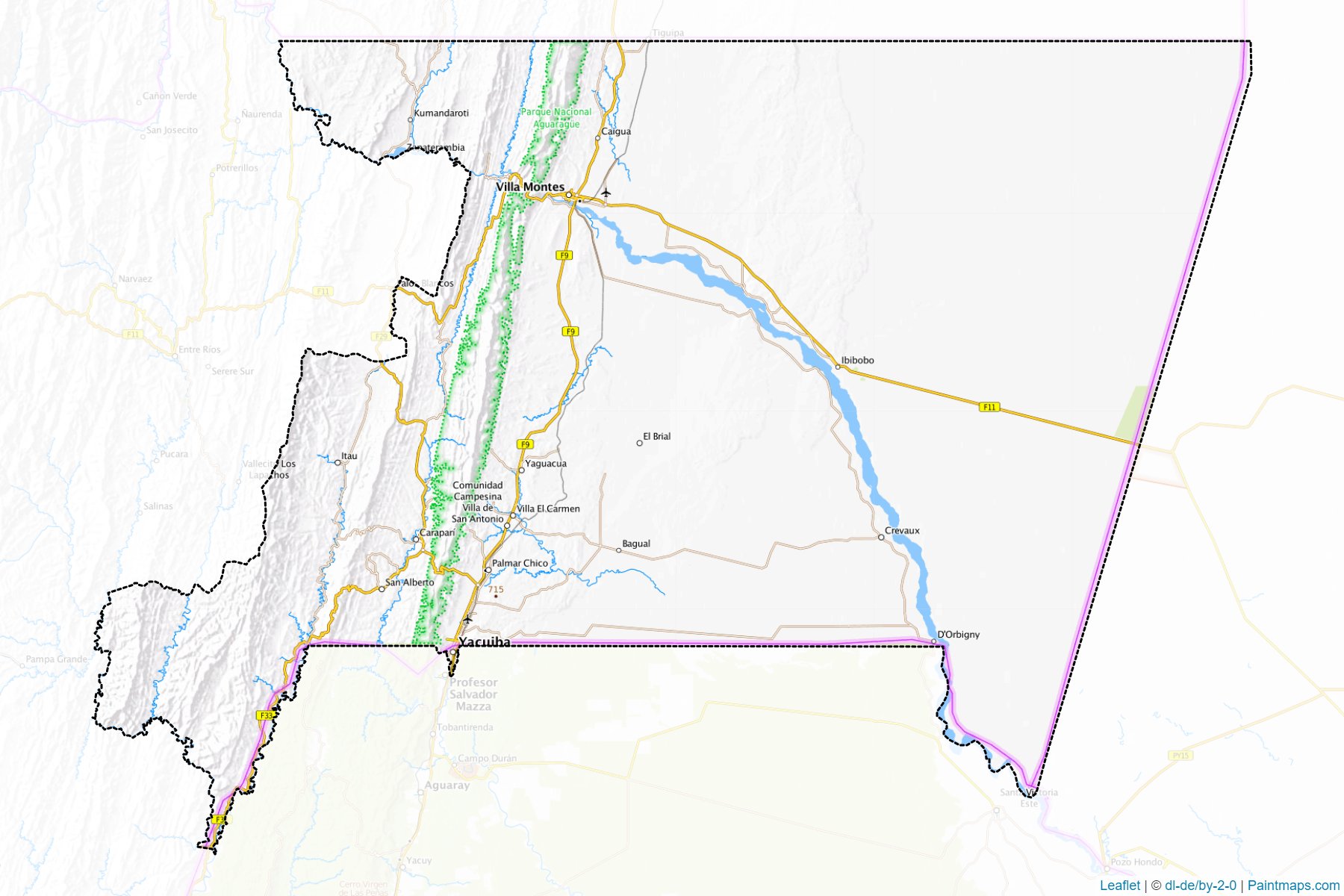 Gran Chaco (Tarija) Map Cropping Samples-1