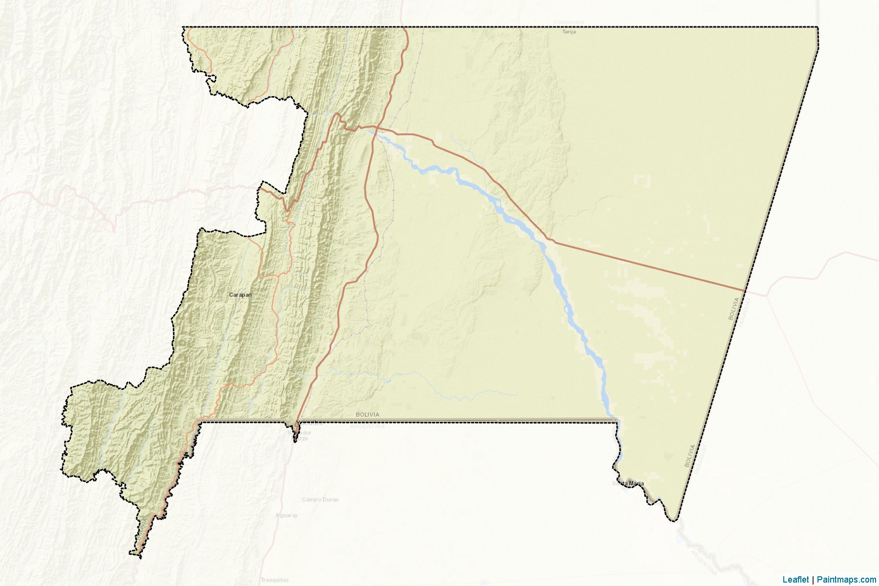 Gran Chaco (Tarija) Map Cropping Samples-2