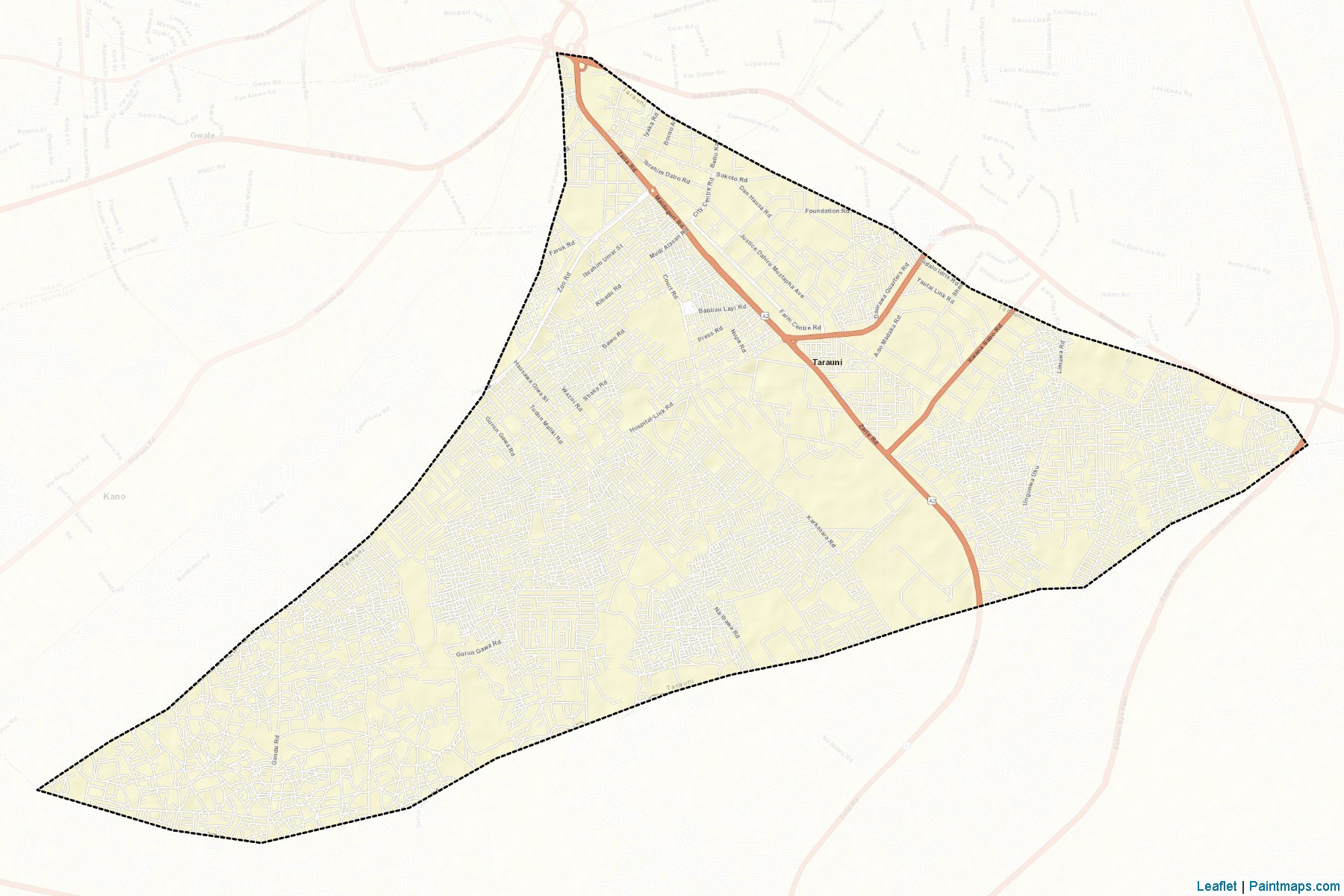 Tarauni (Kano) Map Cropping Samples-2