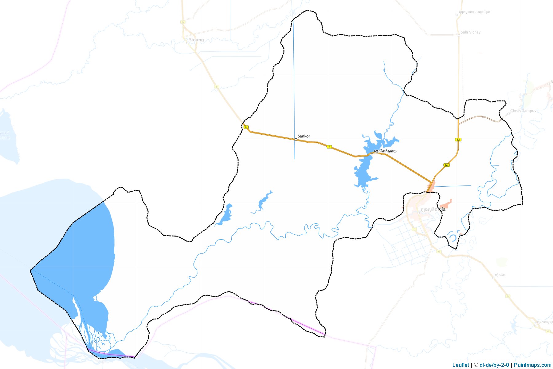 Kampong Svay (Kampong Thum) Map Cropping Samples-1