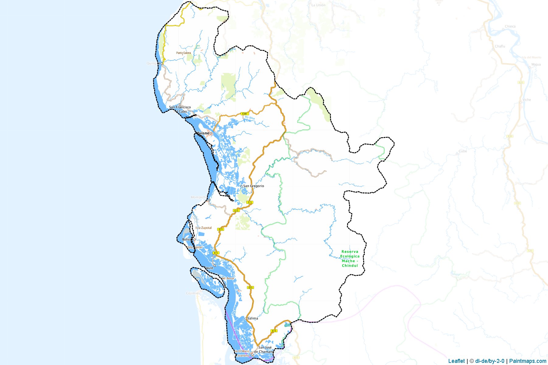 Muestras de recorte de mapas Muisne (Esmeraldas)-1