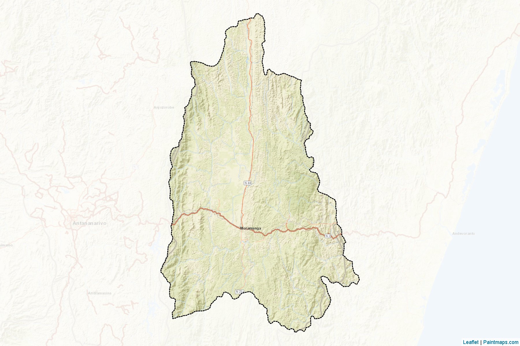 Moramanga (Toamasina) Map Cropping Samples-2