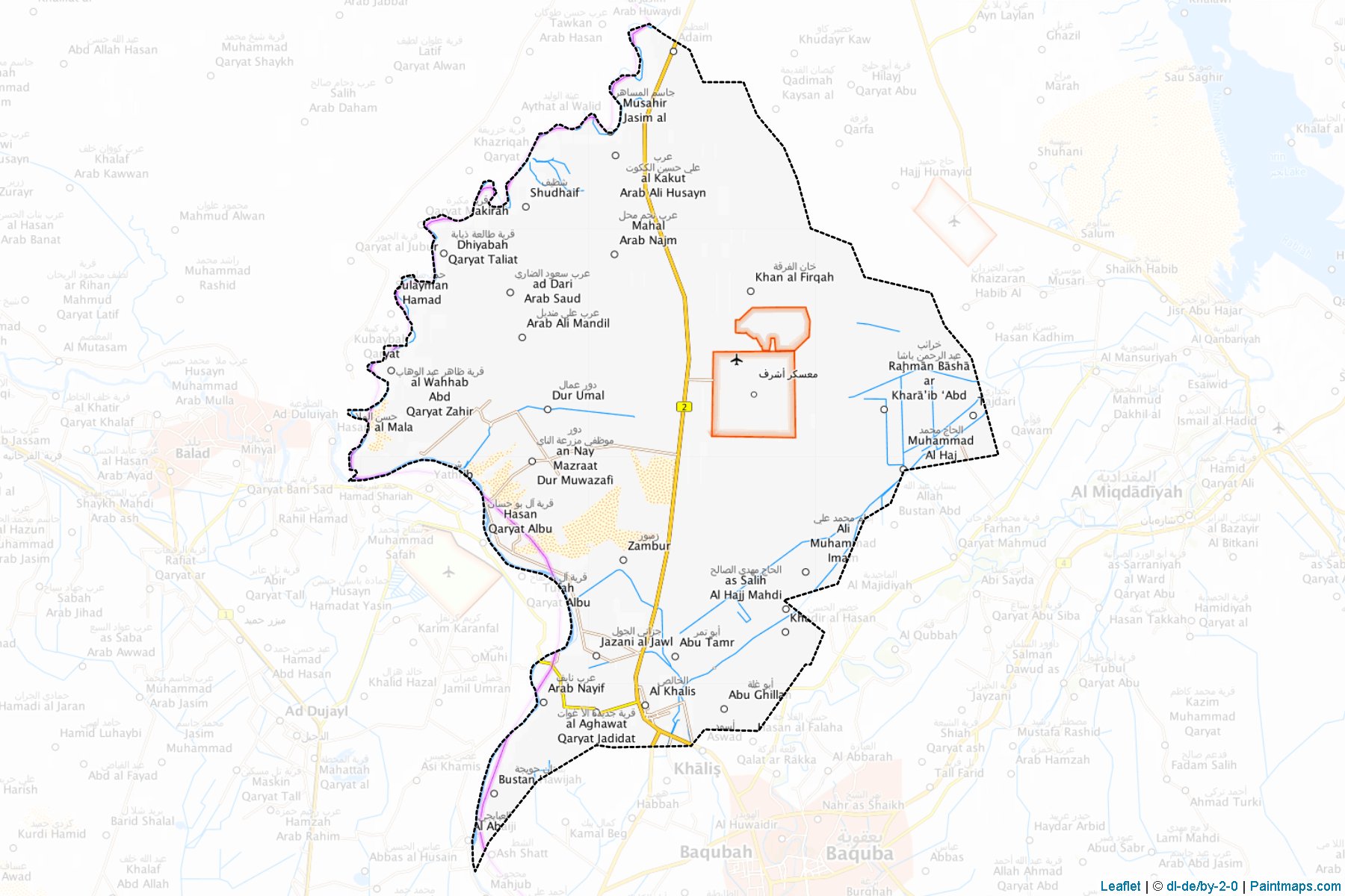 Al Khalis (Diyala) Map Cropping Samples-1