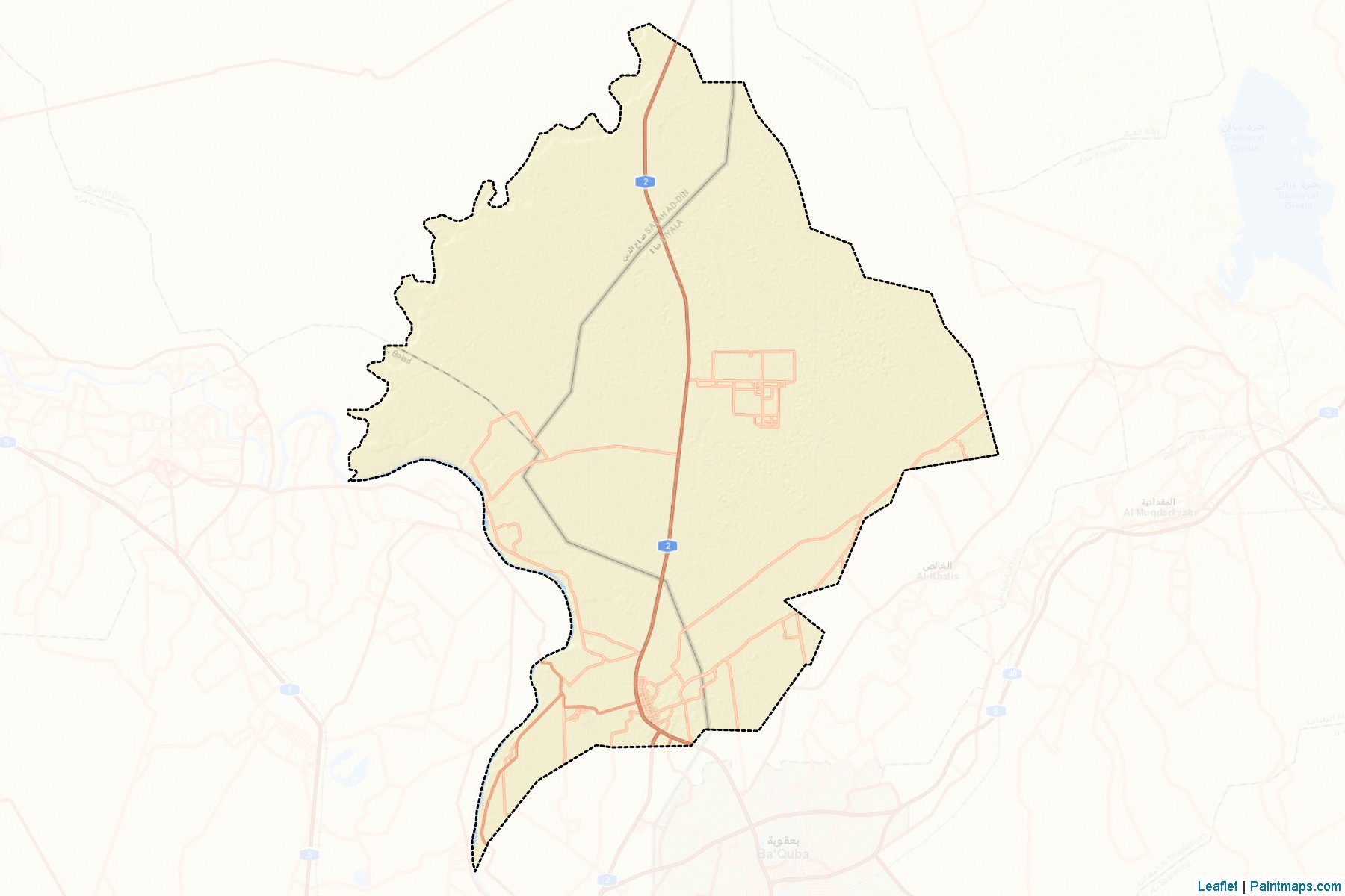 Al Khalis (Diyala) Map Cropping Samples-2