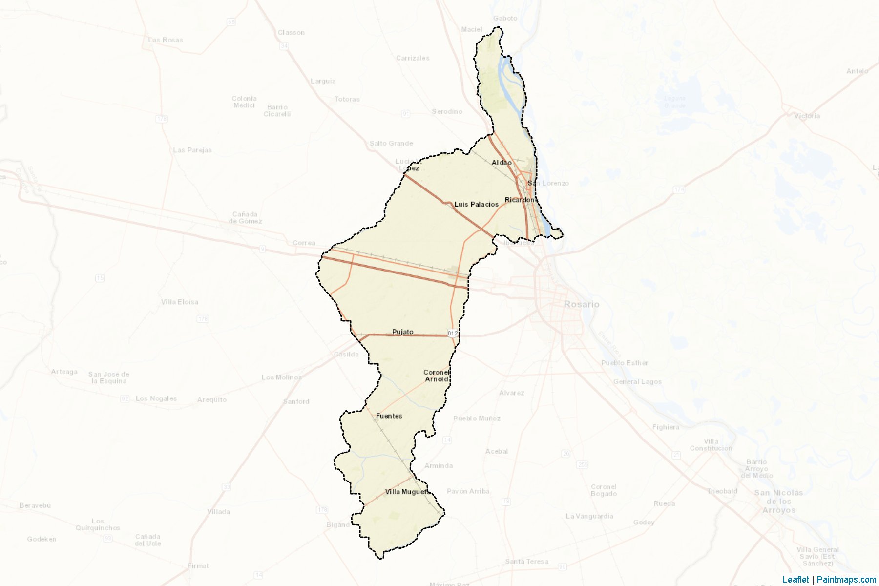 San Lorenzo (Santa Fe Province) Map Cropping Samples-2