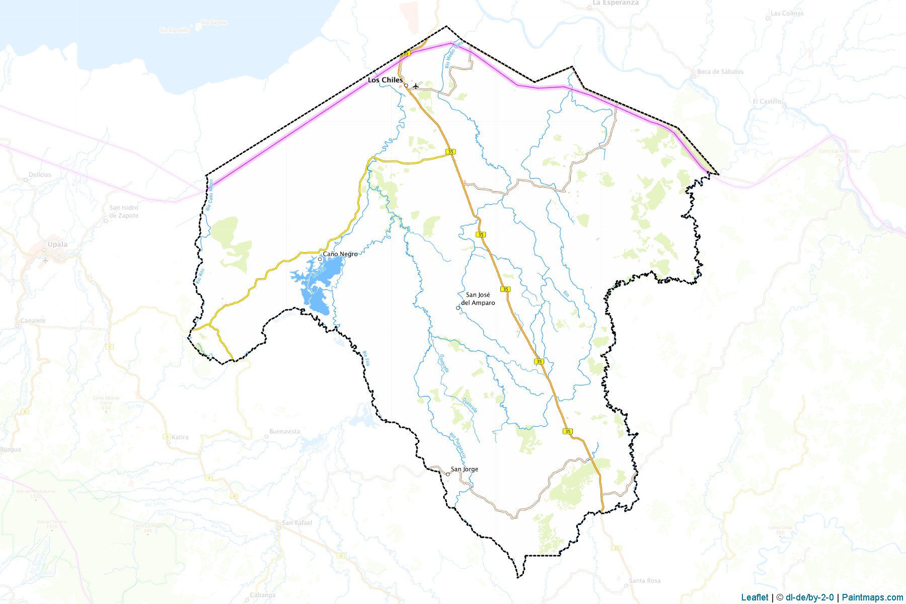 Los Chiles (Alajuela) Map Cropping Samples-1