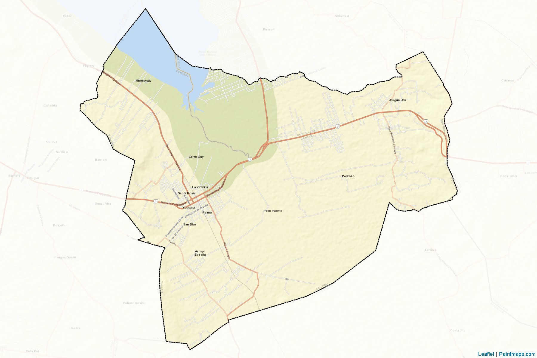 Muestras de recorte de mapas Ypacarai (Central)-2