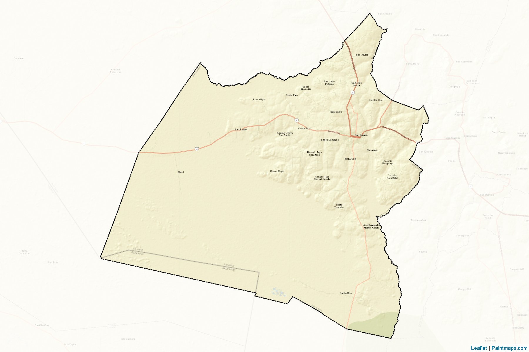 San Ignacio (Misiones) Map Cropping Samples-2