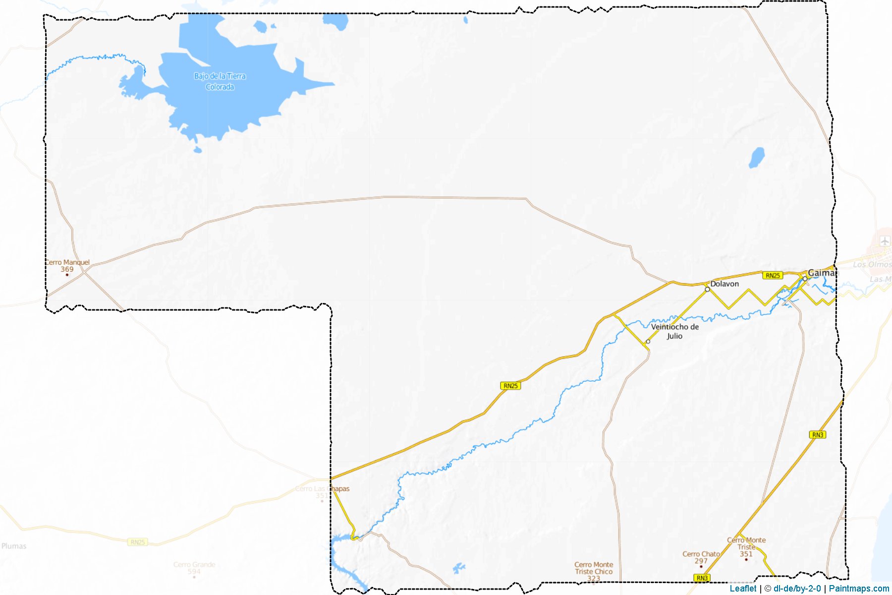 Gaiman (Chubut) Map Cropping Samples-1