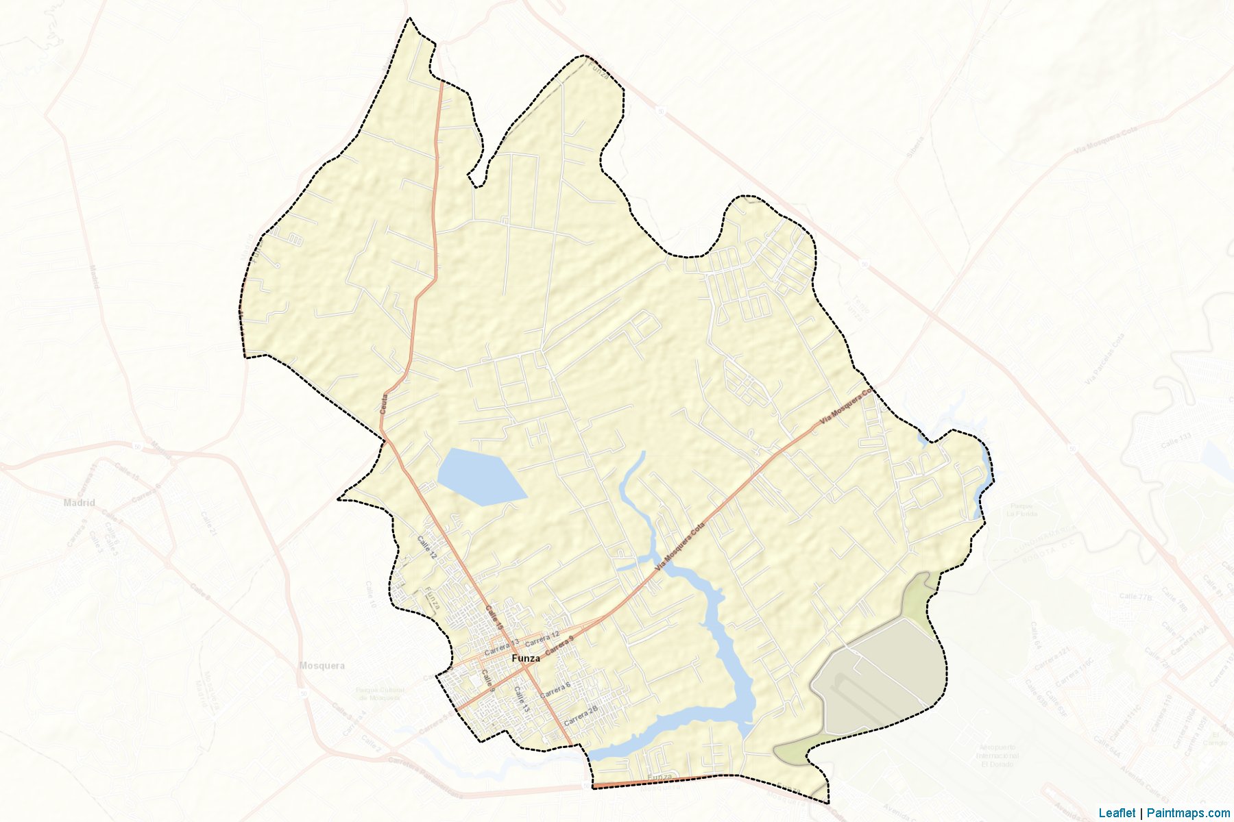 Funza (Cundinamarca) Map Cropping Samples-2