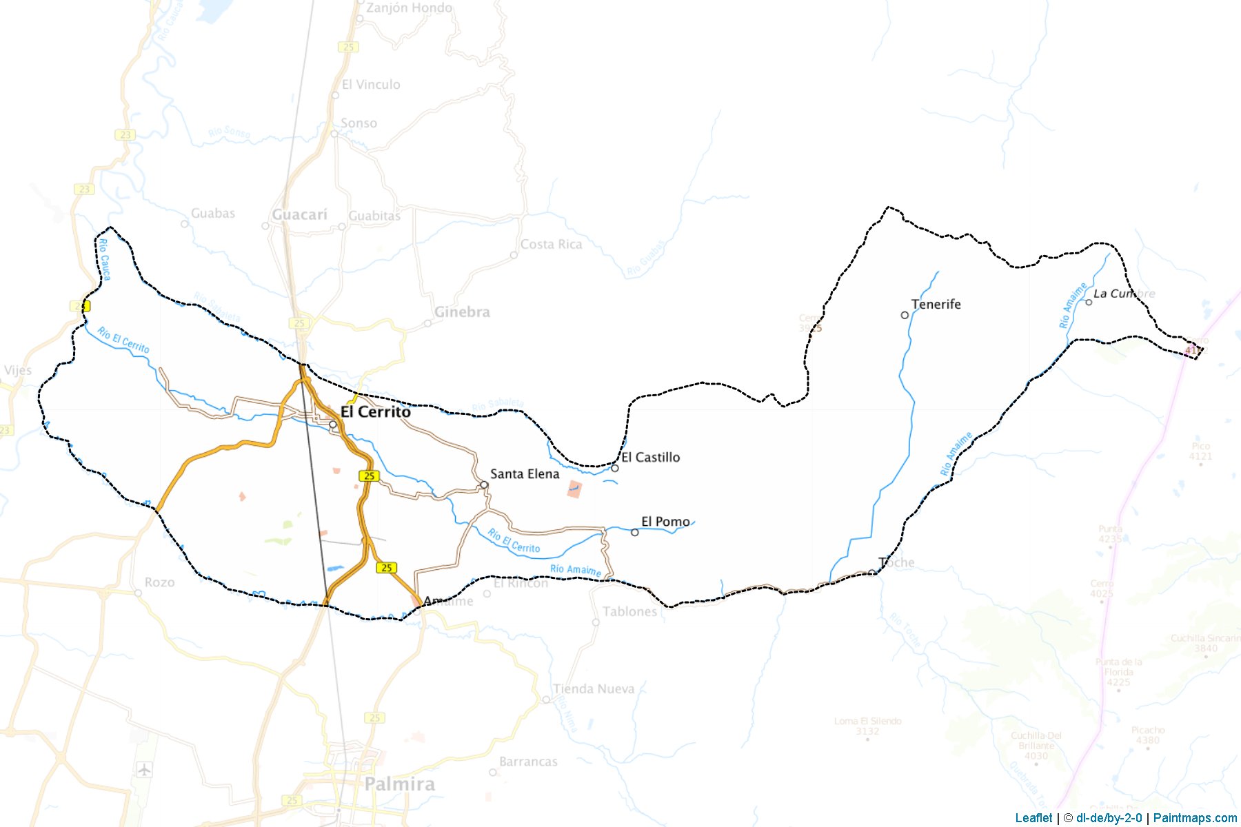 El Cerrito (Valle del Cauca) Map Cropping Samples-1