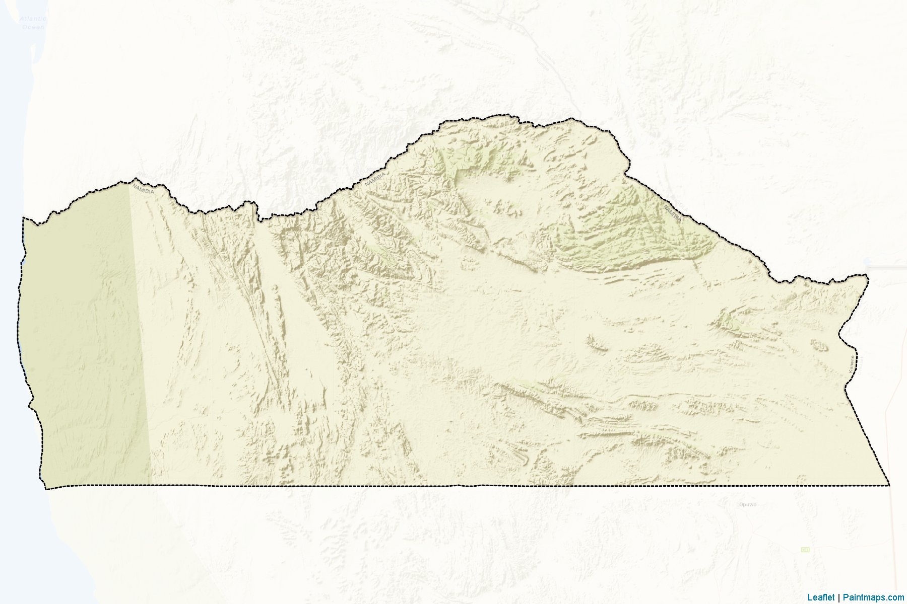 Muestras de recorte de mapas Epupa (Kunene)-2