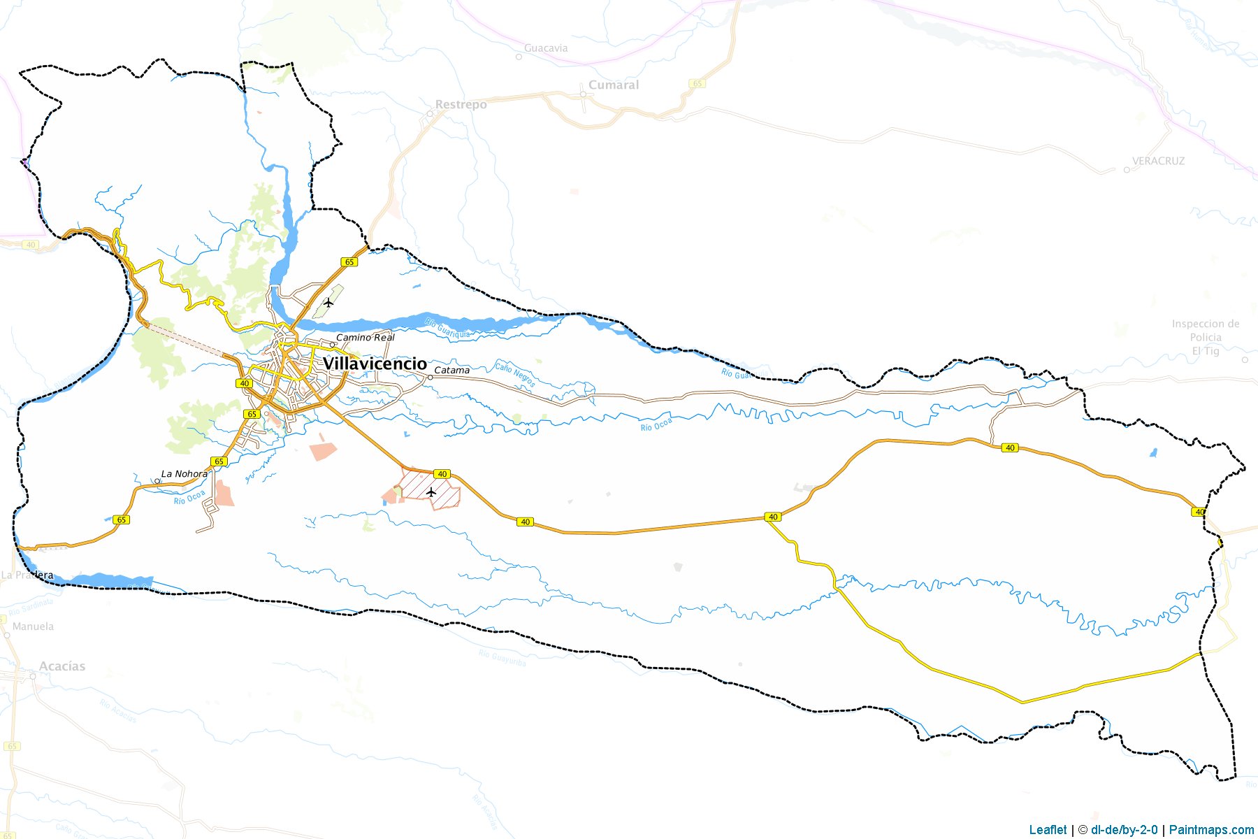 Villavicencio (Meta) Map Cropping Samples-1