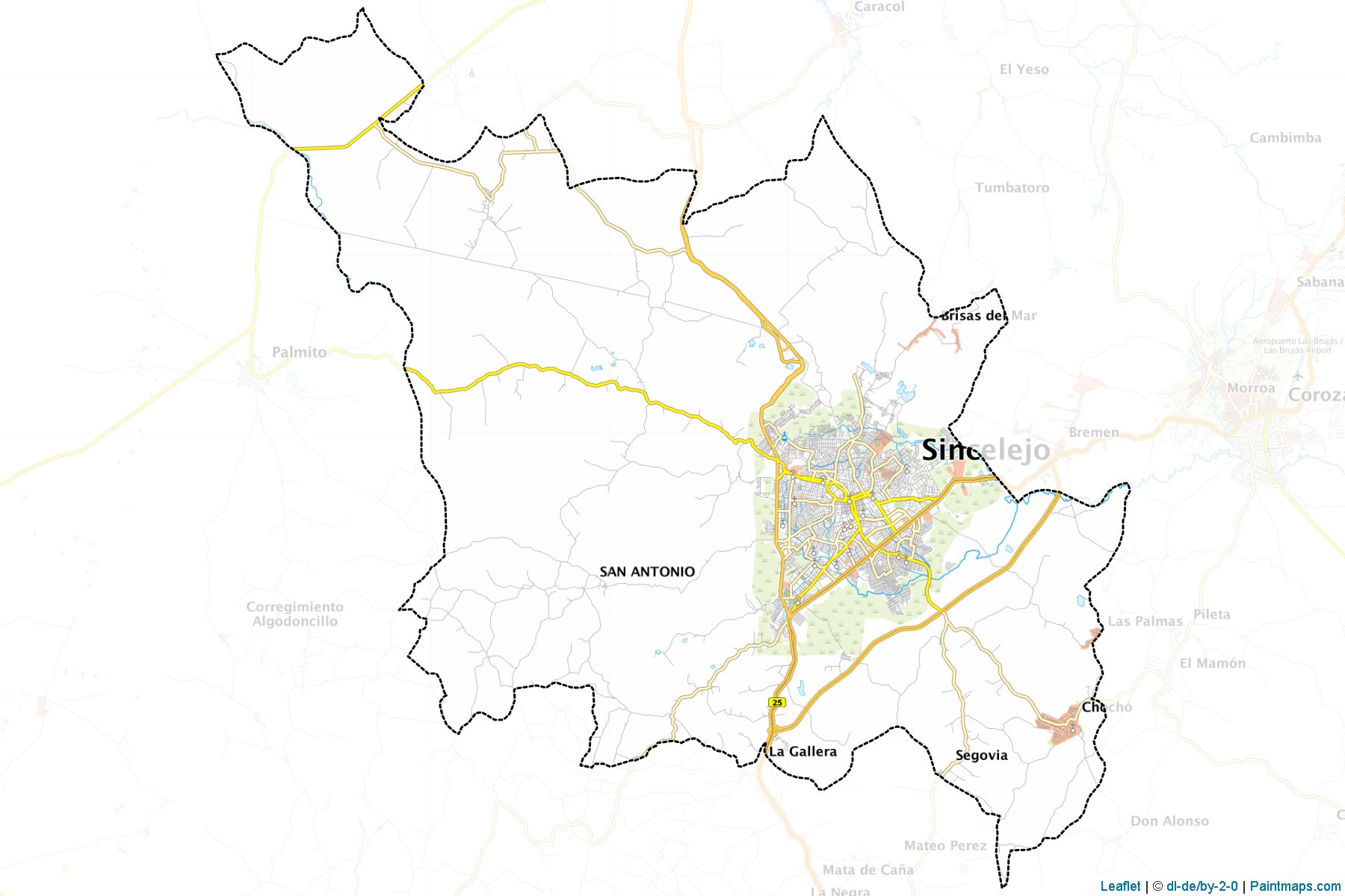 Sincelejo (Sucre) Map Cropping Samples-1