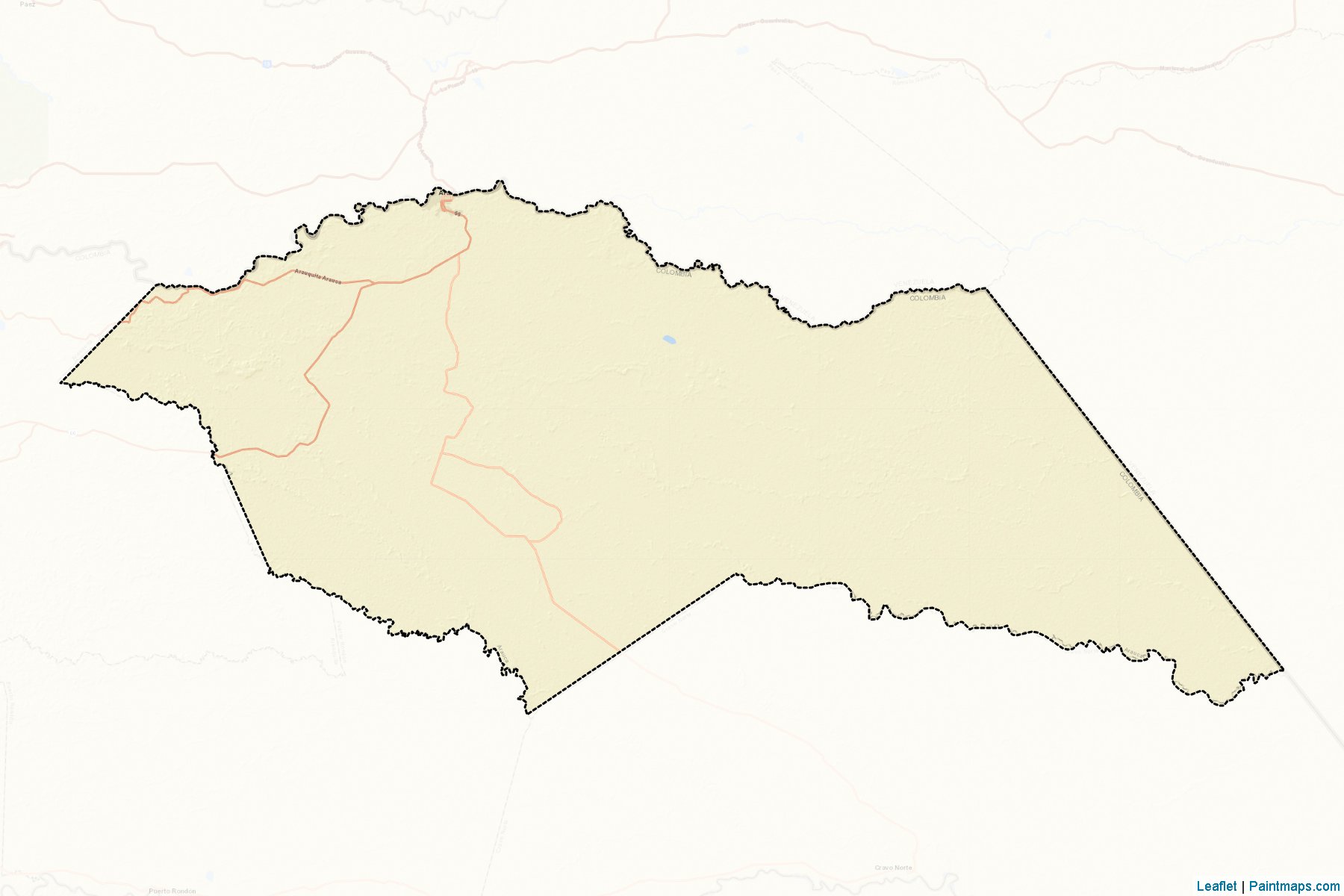 Muestras de recorte de mapas Arauca (Arauca)-2