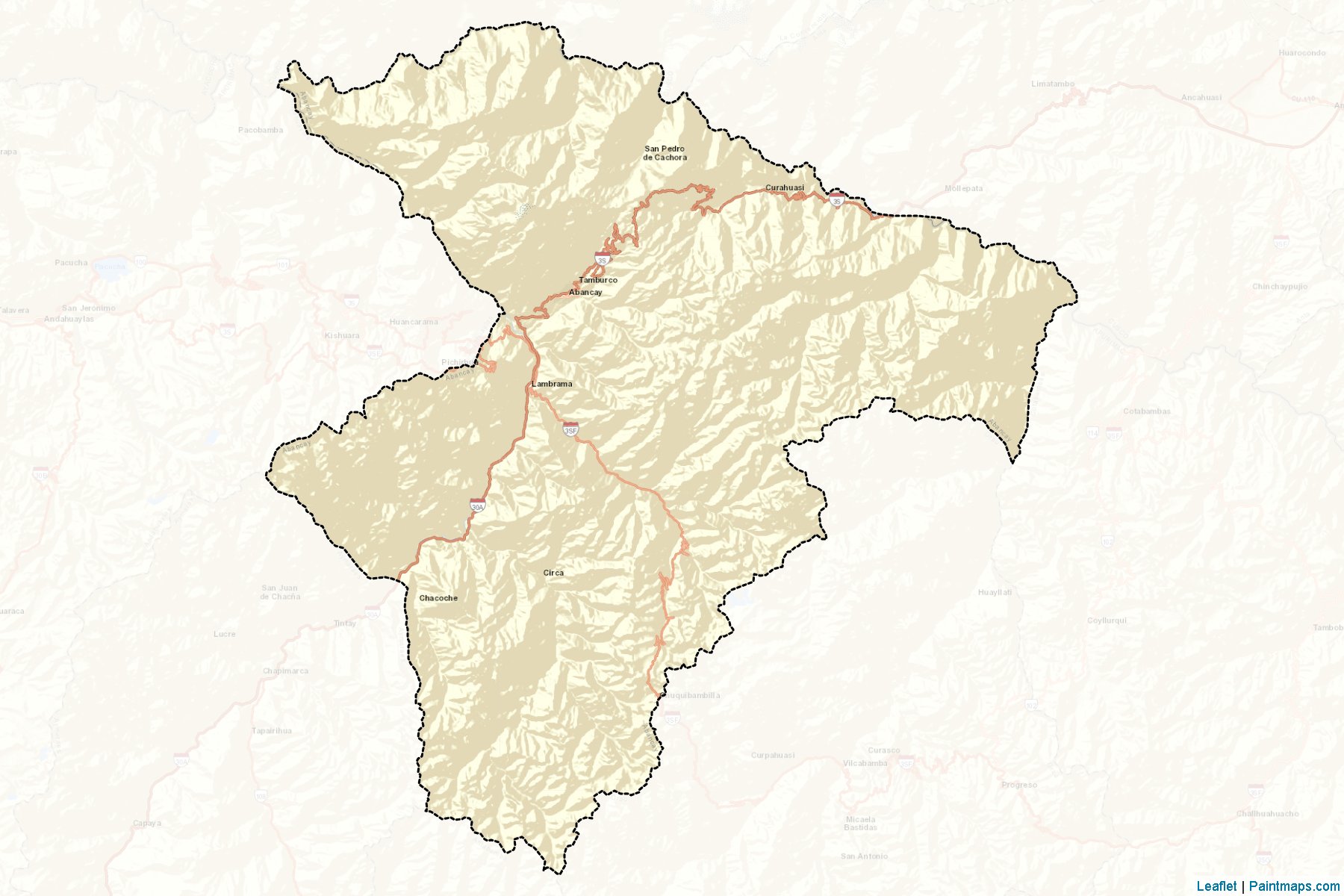 Abancay (Apurimac) Map Cropping Samples-2