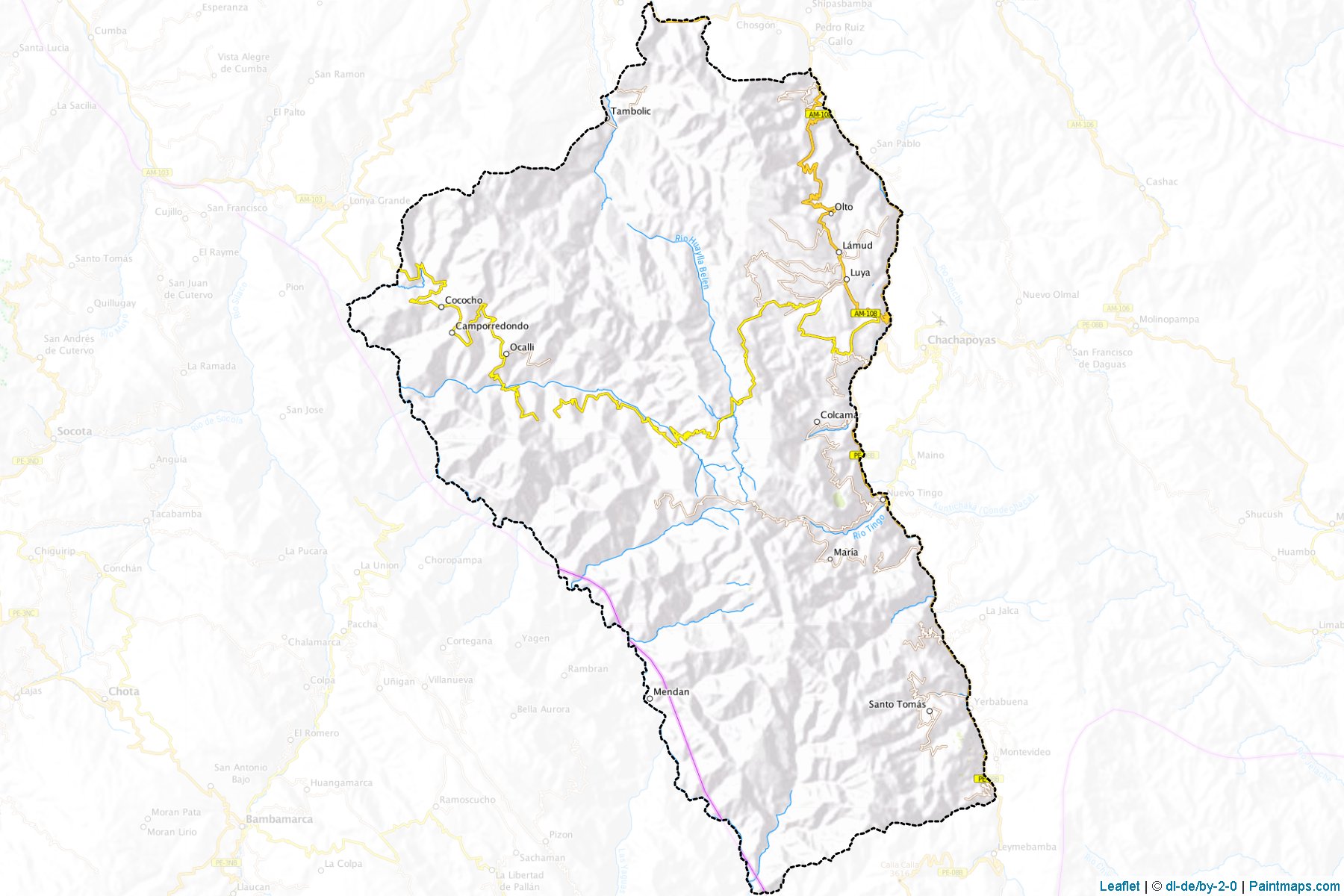 Muestras de recorte de mapas Luya (Amazonas)-1