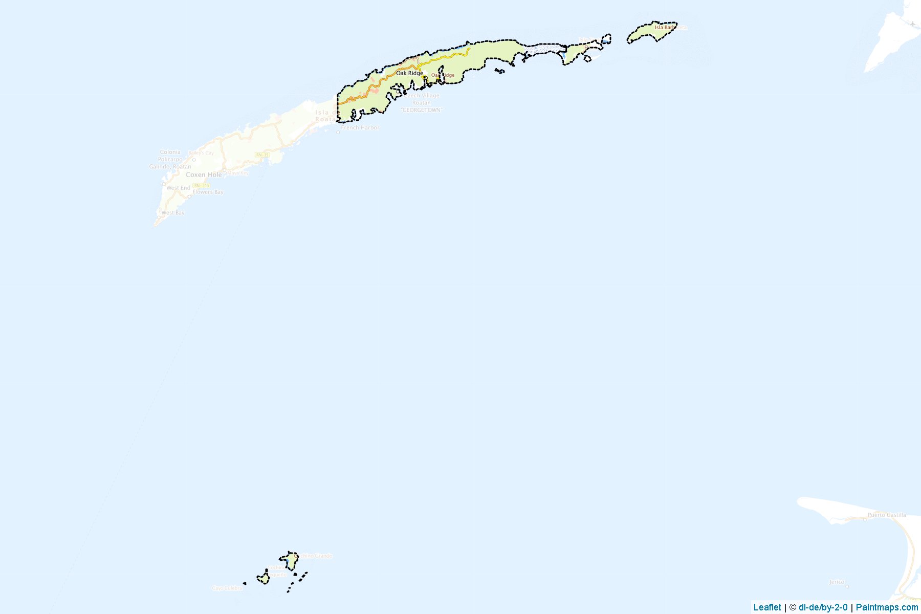 Muestras de recorte de mapas Jose Santos Guardiola (Islas de la Bahía)-1