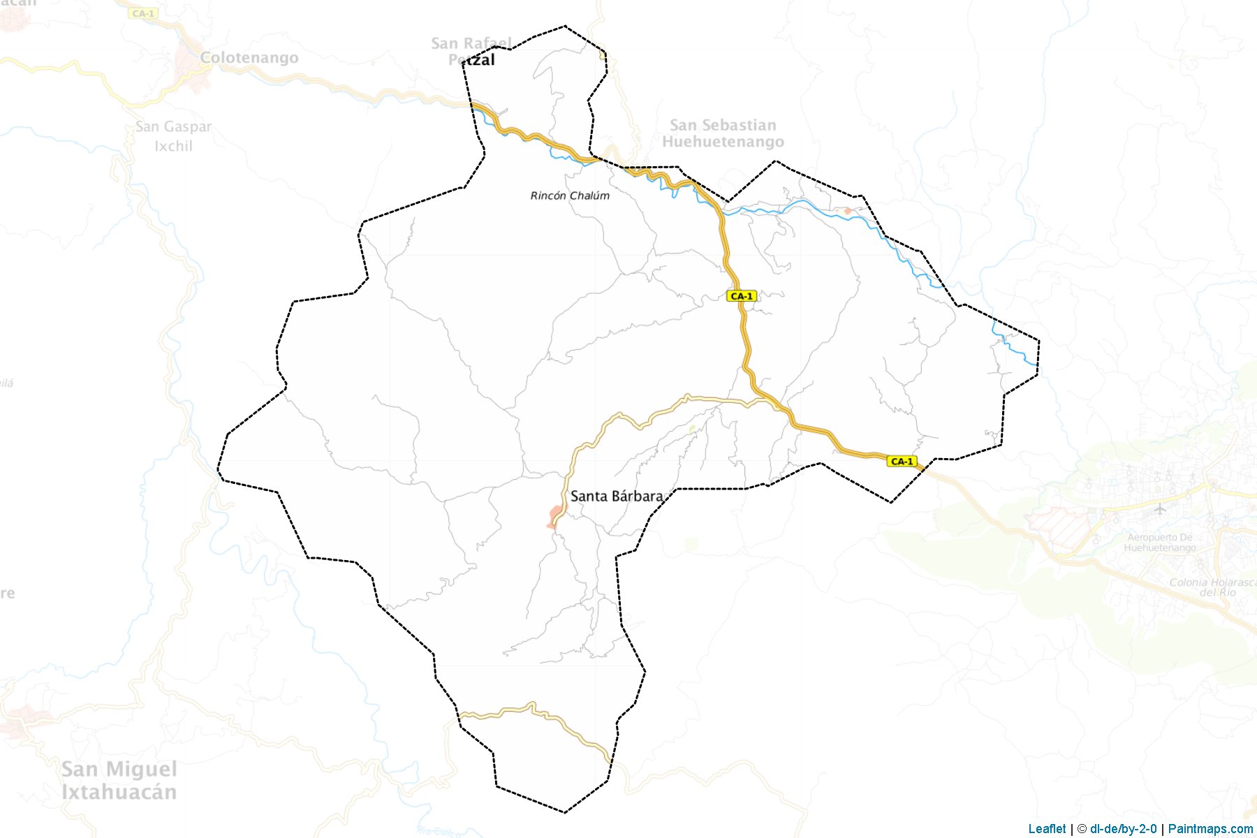 Muestras de recorte de mapas Santa Barbara (Huehuetenango)-1