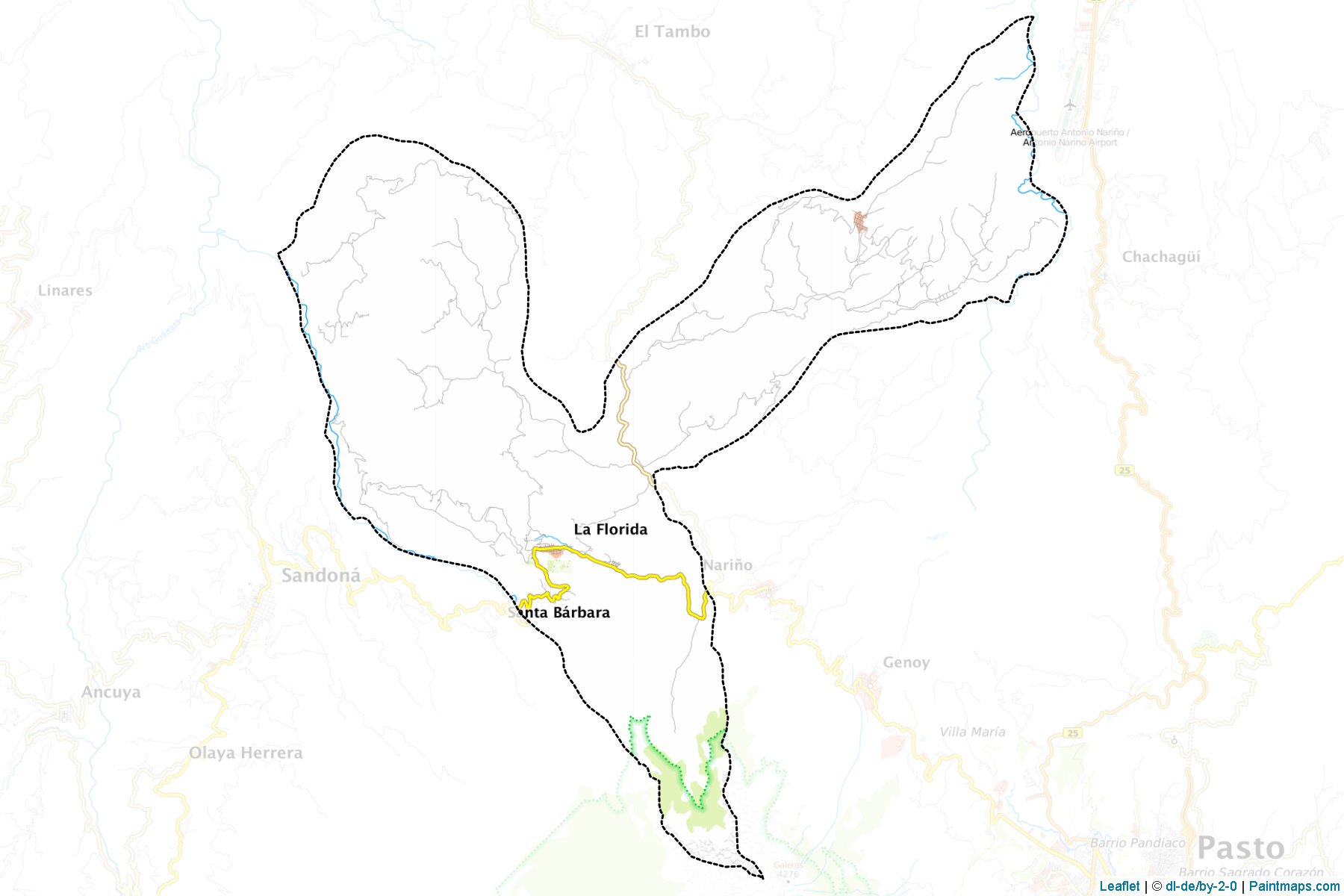 Muestras de recorte de mapas La Florida (Nariño)-1