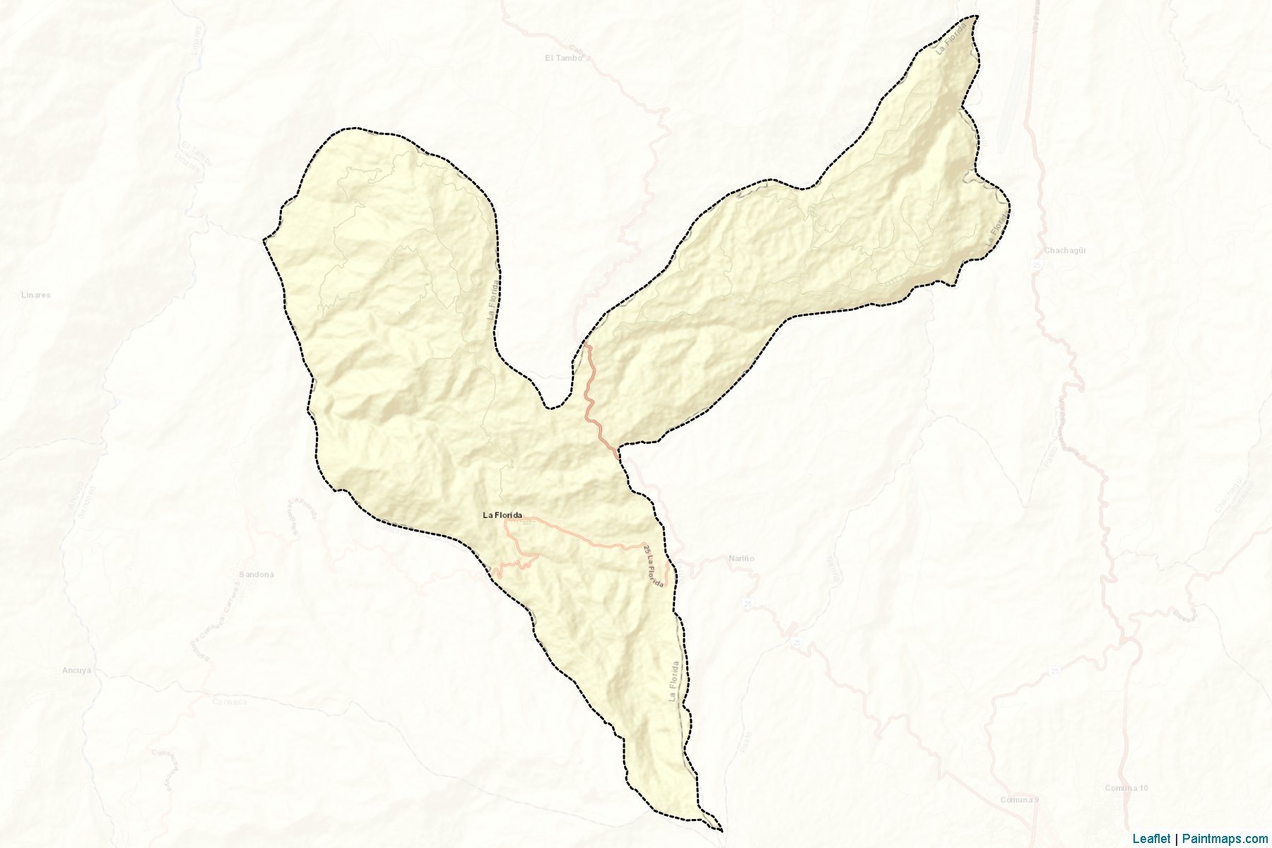 Muestras de recorte de mapas La Florida (Nariño)-2