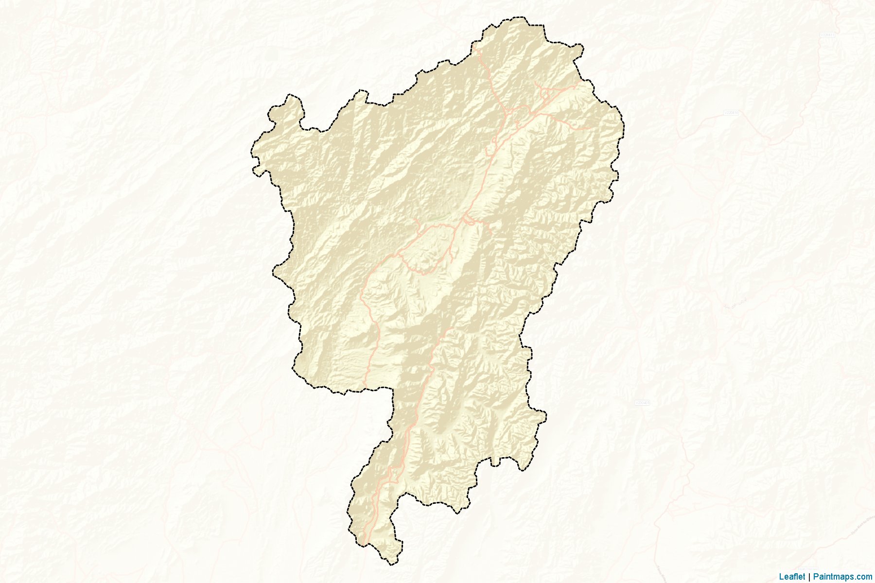 Muestras de recorte de mapas Baghran (Helmand)-2