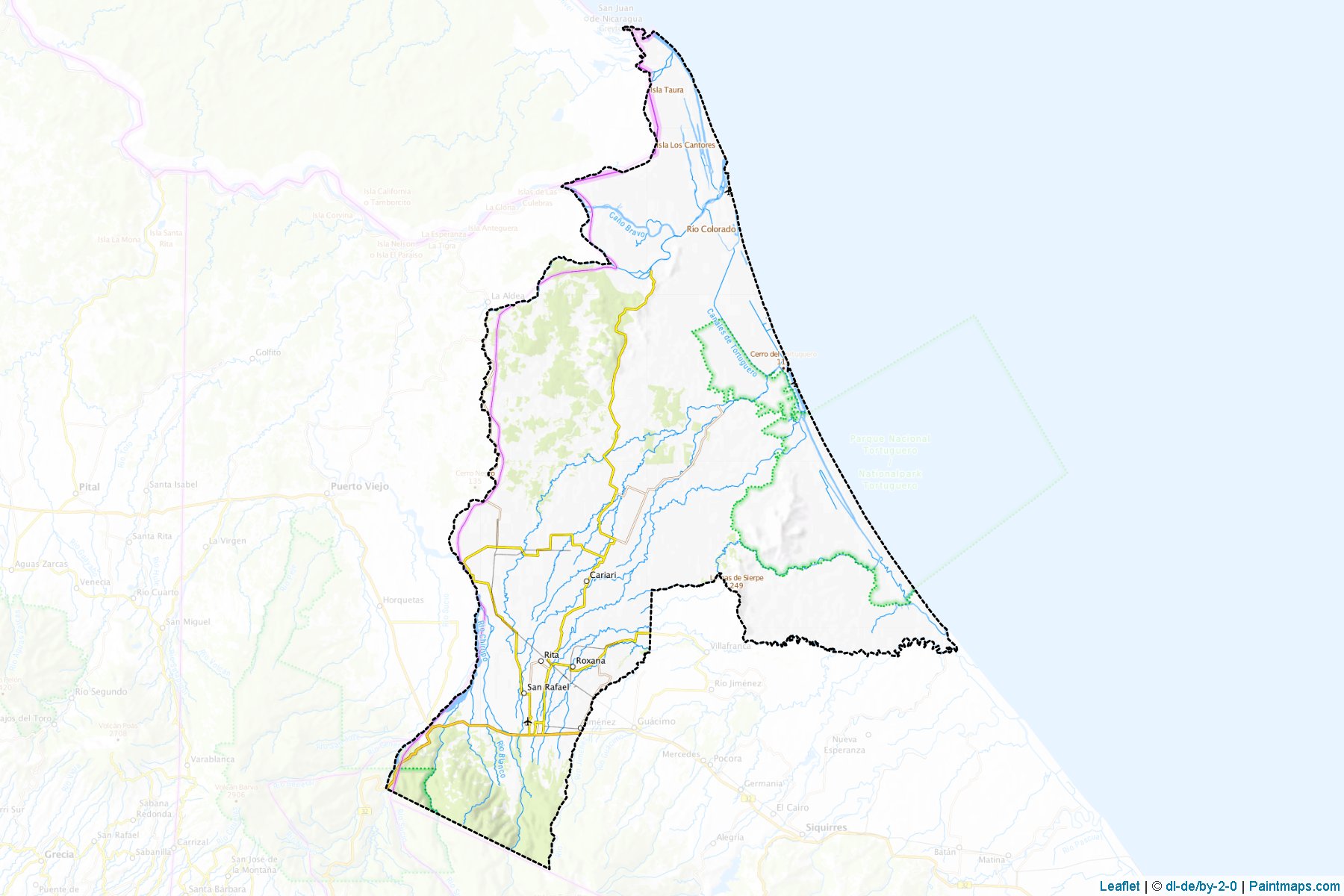 Muestras de recorte de mapas Pococi (Limón)-1