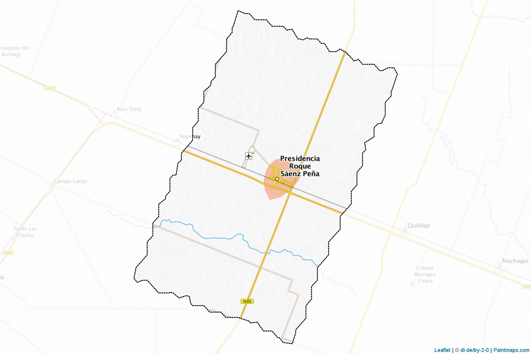 Muestras de recorte de mapas Comandante Fernandez (Chaco)-1