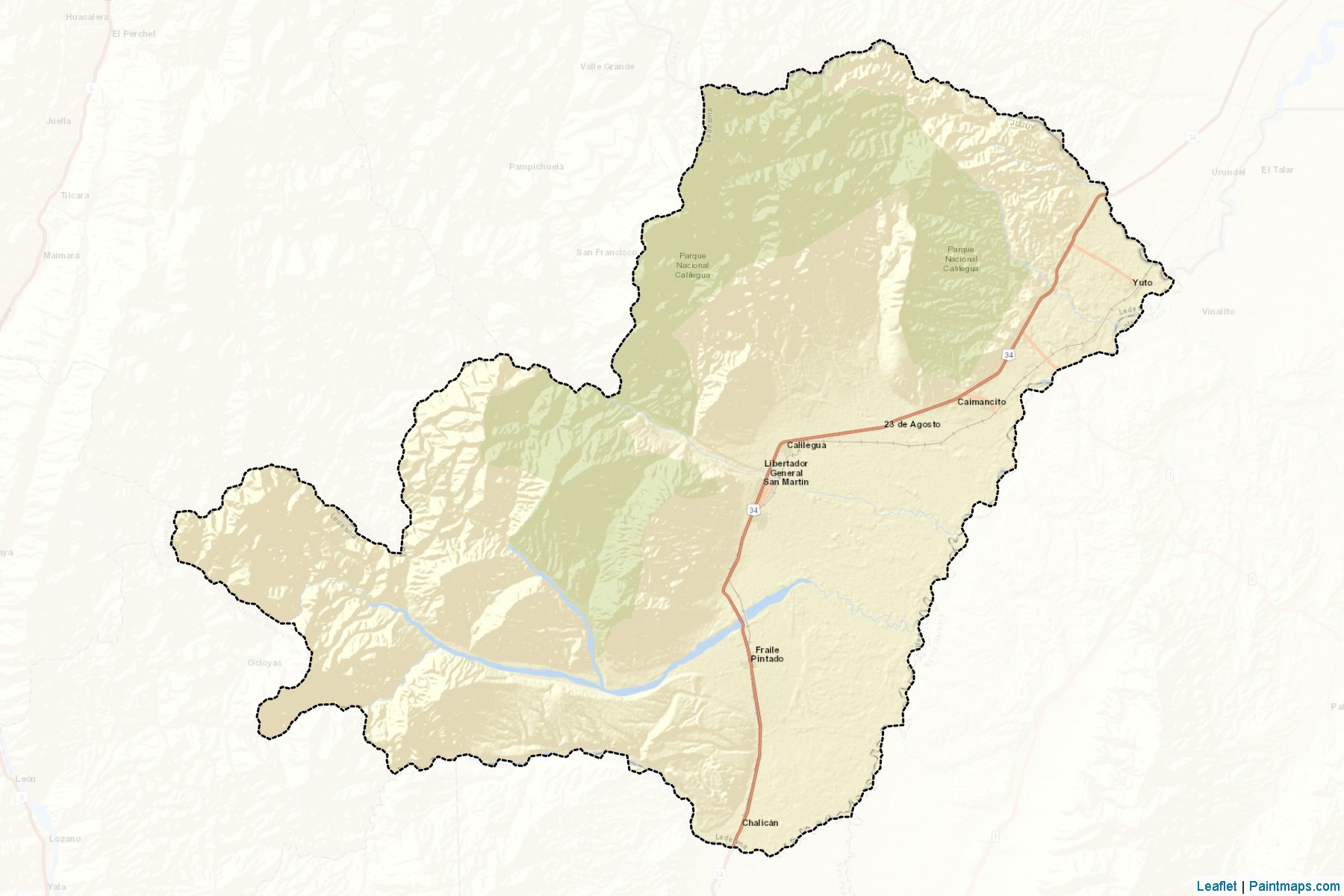 Ledesma (Jujuy eyaleti) Haritası Örnekleri-2