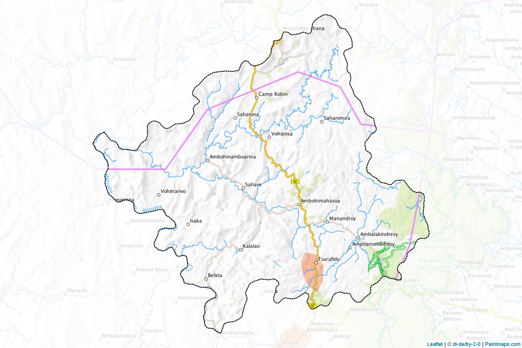 Ambohimahasoa (Fianarantsoa) Map Cropping Samples-1