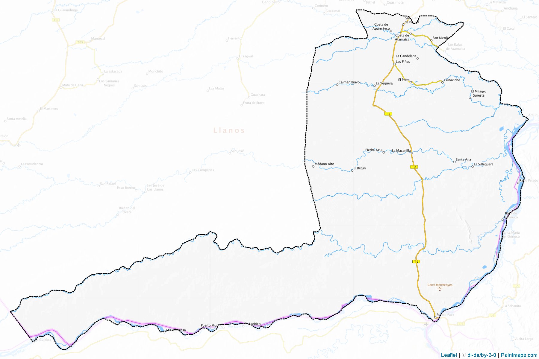 Muestras de recorte de mapas Pedro Camejo (Apure)-1