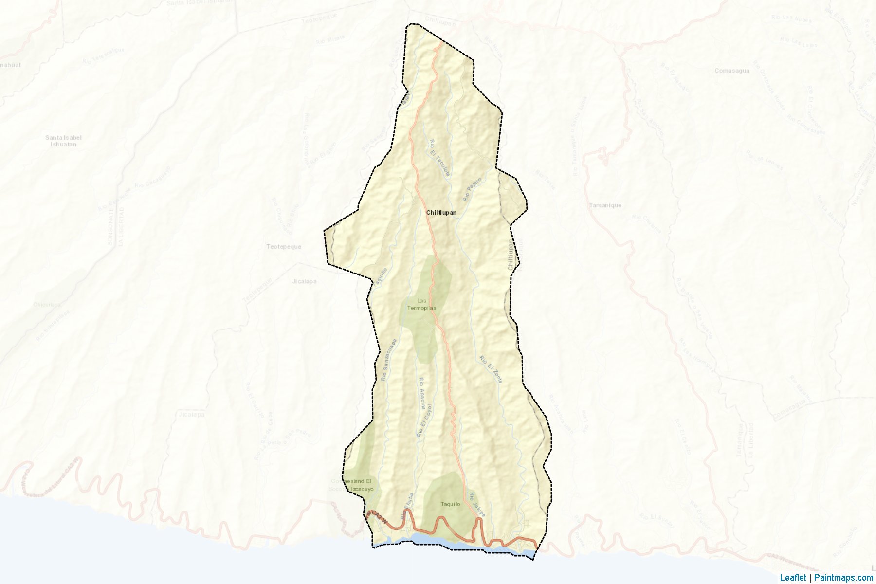 Muestras de recorte de mapas Chiltiupan (La Libertad)-2