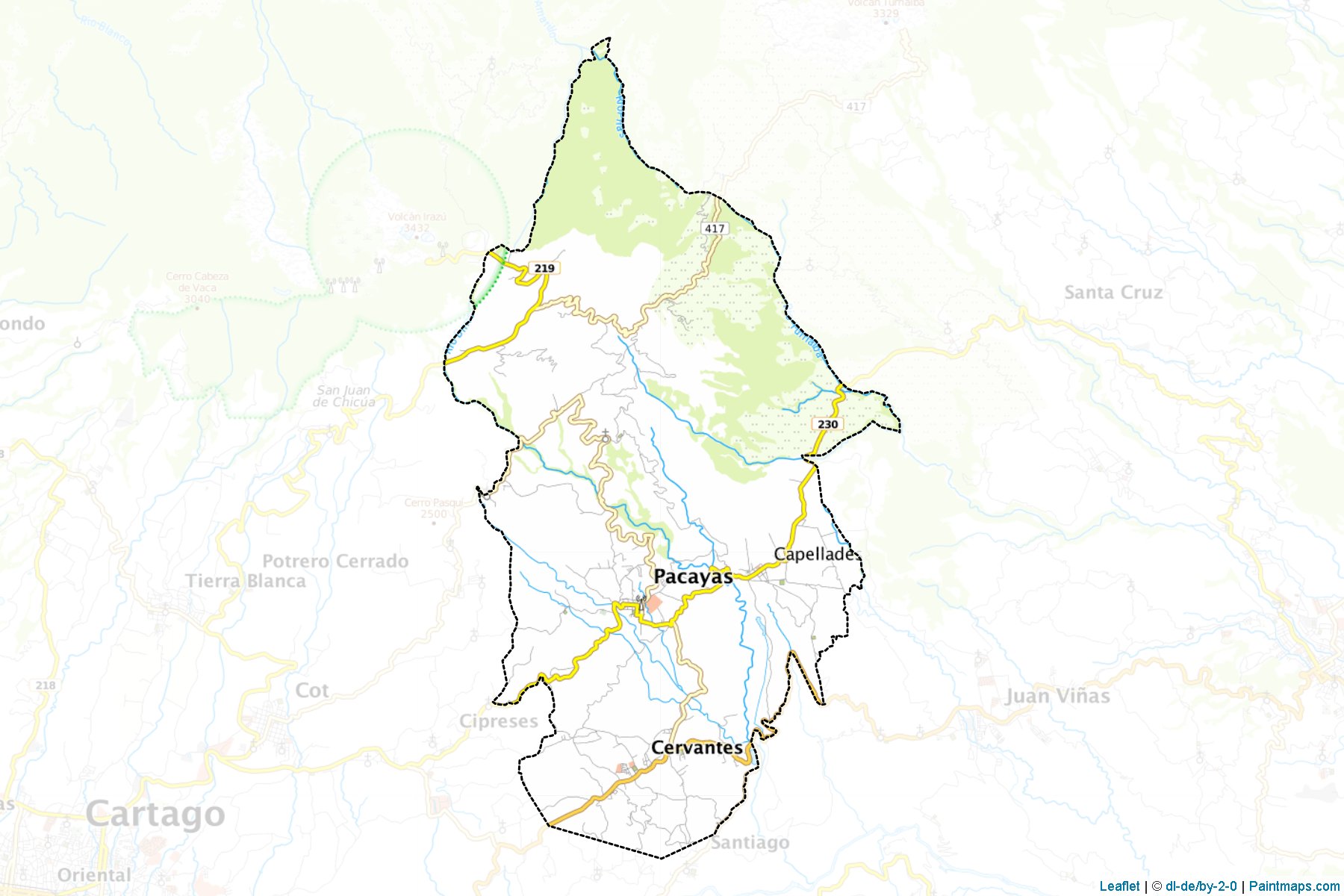 Muestras de recorte de mapas Alvarado (Cartago)-1