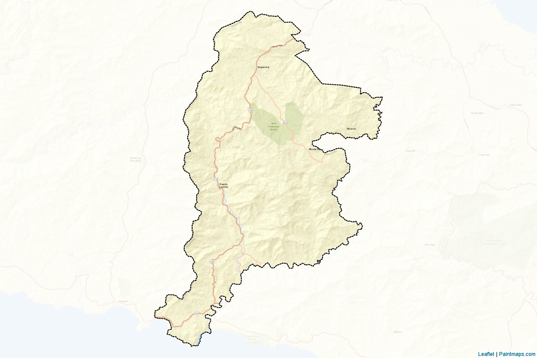 Hojancha (Guanacaste) Map Cropping Samples-2