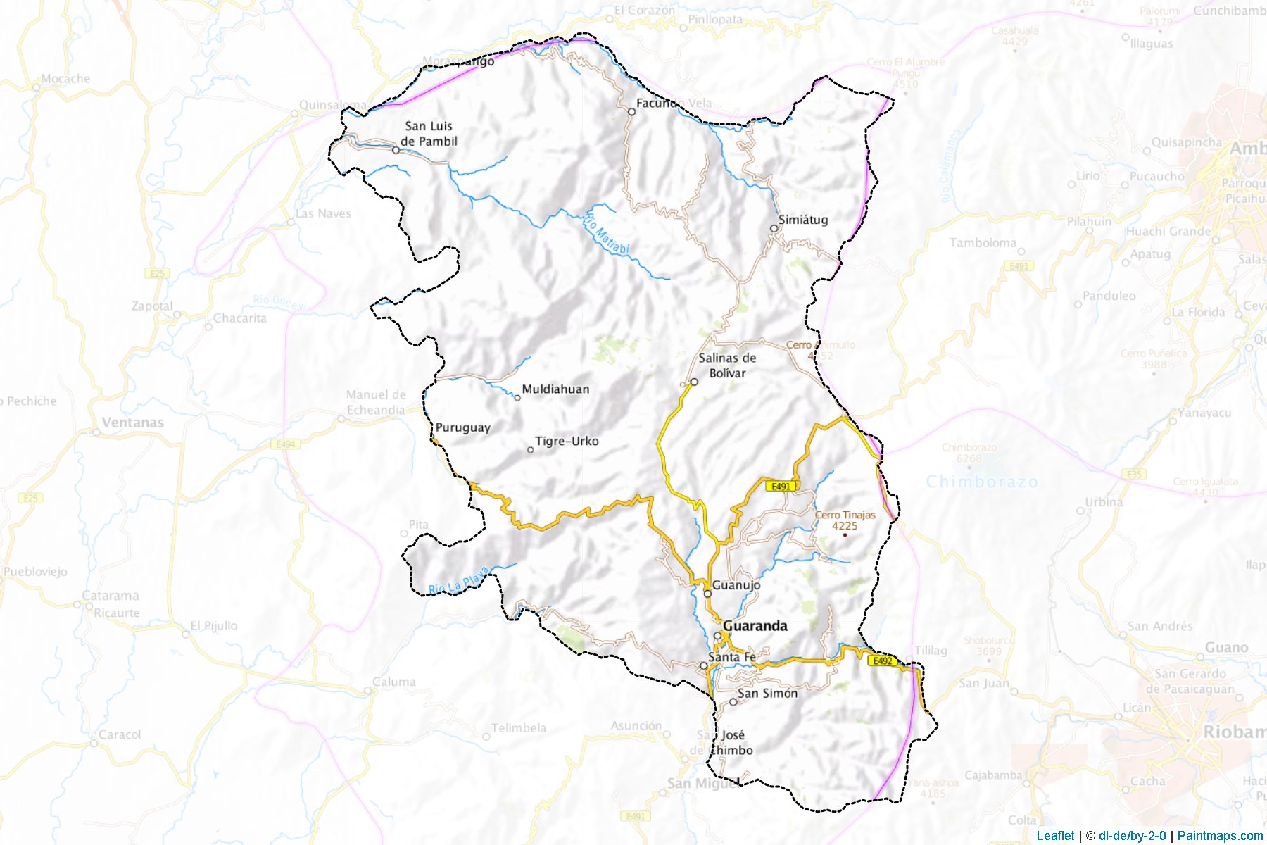 Guaranda (Bolivar) Map Cropping Samples-1