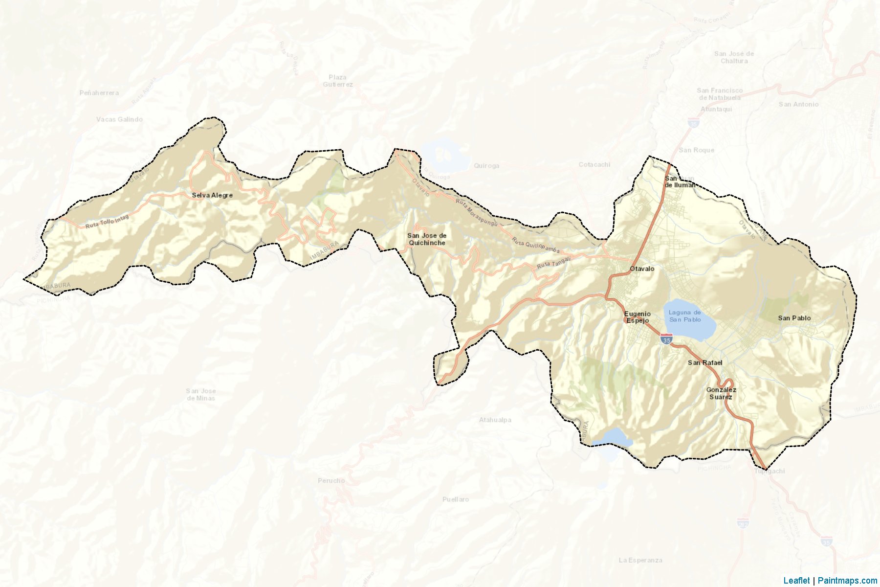 Otavalo (Imbabura) Map Cropping Samples-2