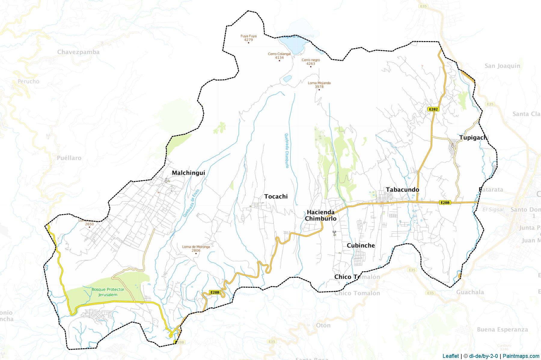 Muestras de recorte de mapas Pedro Moncayo (Pichincha)-1