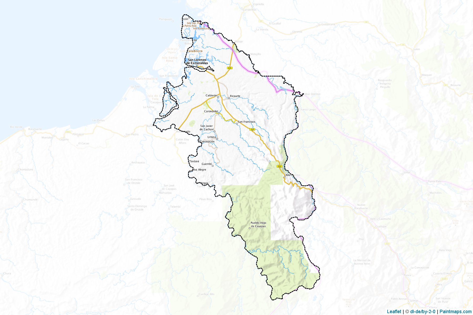 Muestras de recorte de mapas San Lorenzo (Esmeraldas)-1