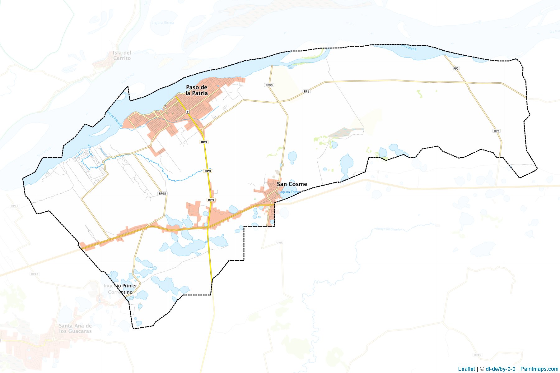 Muestras de recorte de mapas San Cosme (Corrientes)-1