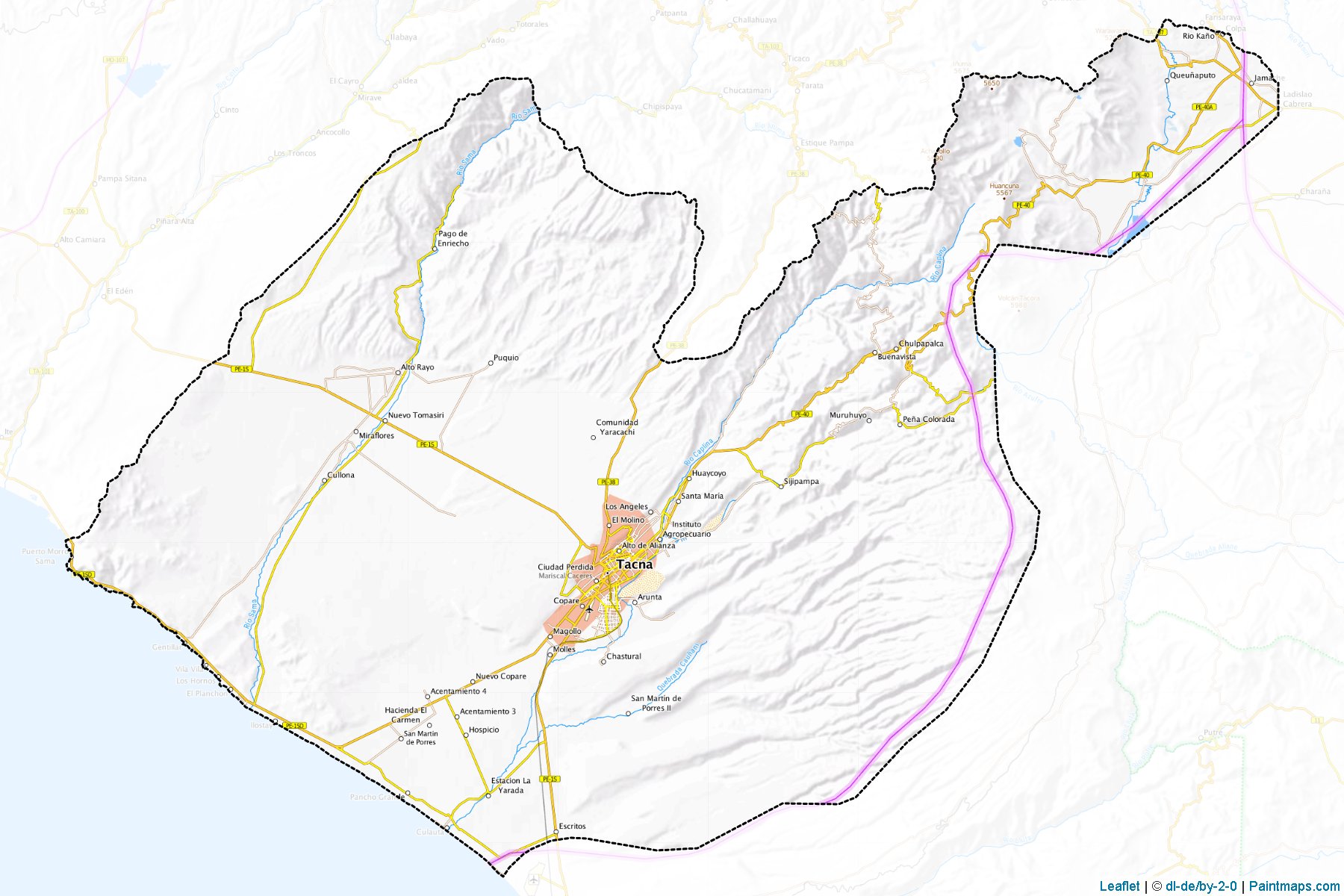 Muestras de recorte de mapas Tacna (Tacna)-1