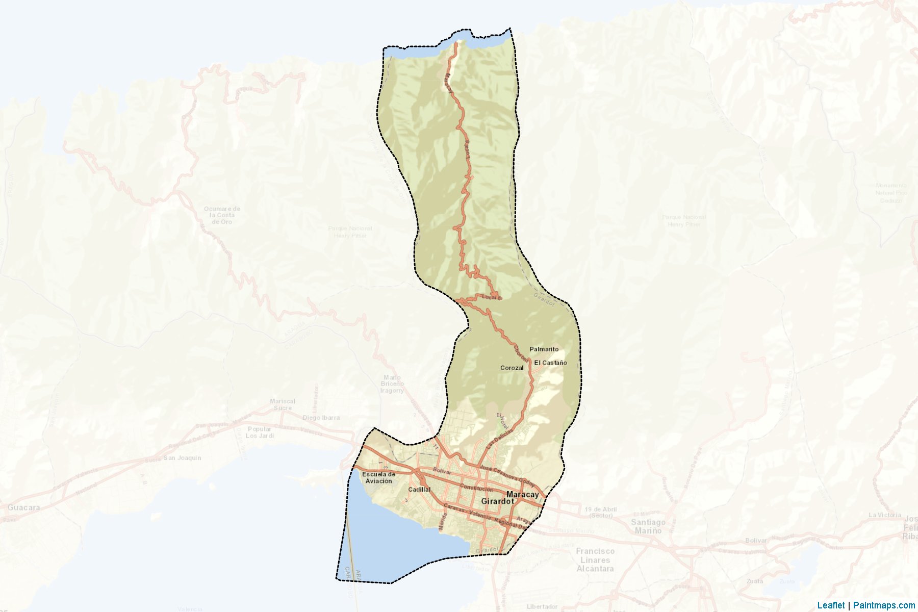 Girardot (Aragua) Map Cropping Samples-2