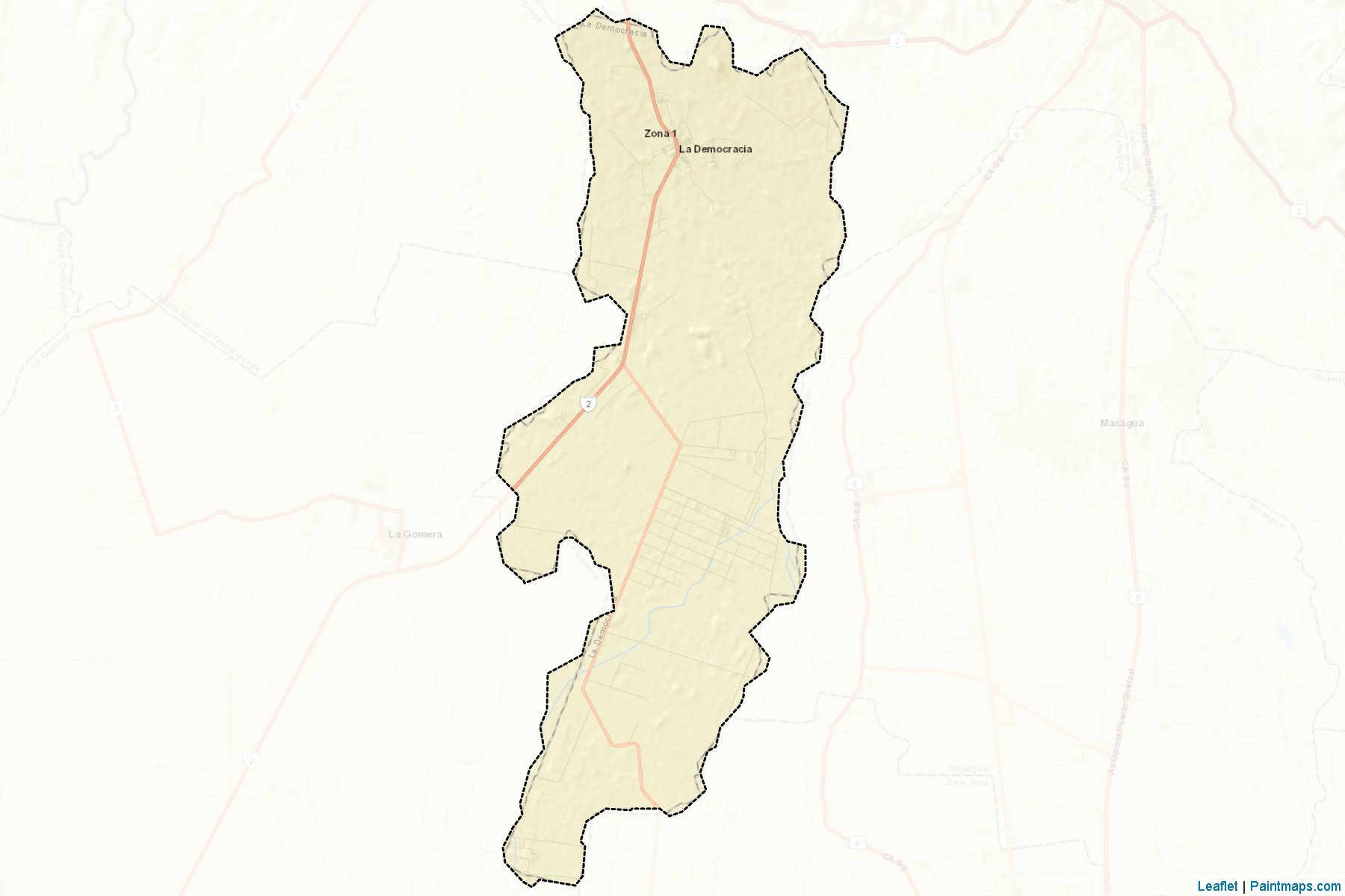 La Democracia (Escuintla) Map Cropping Samples-2