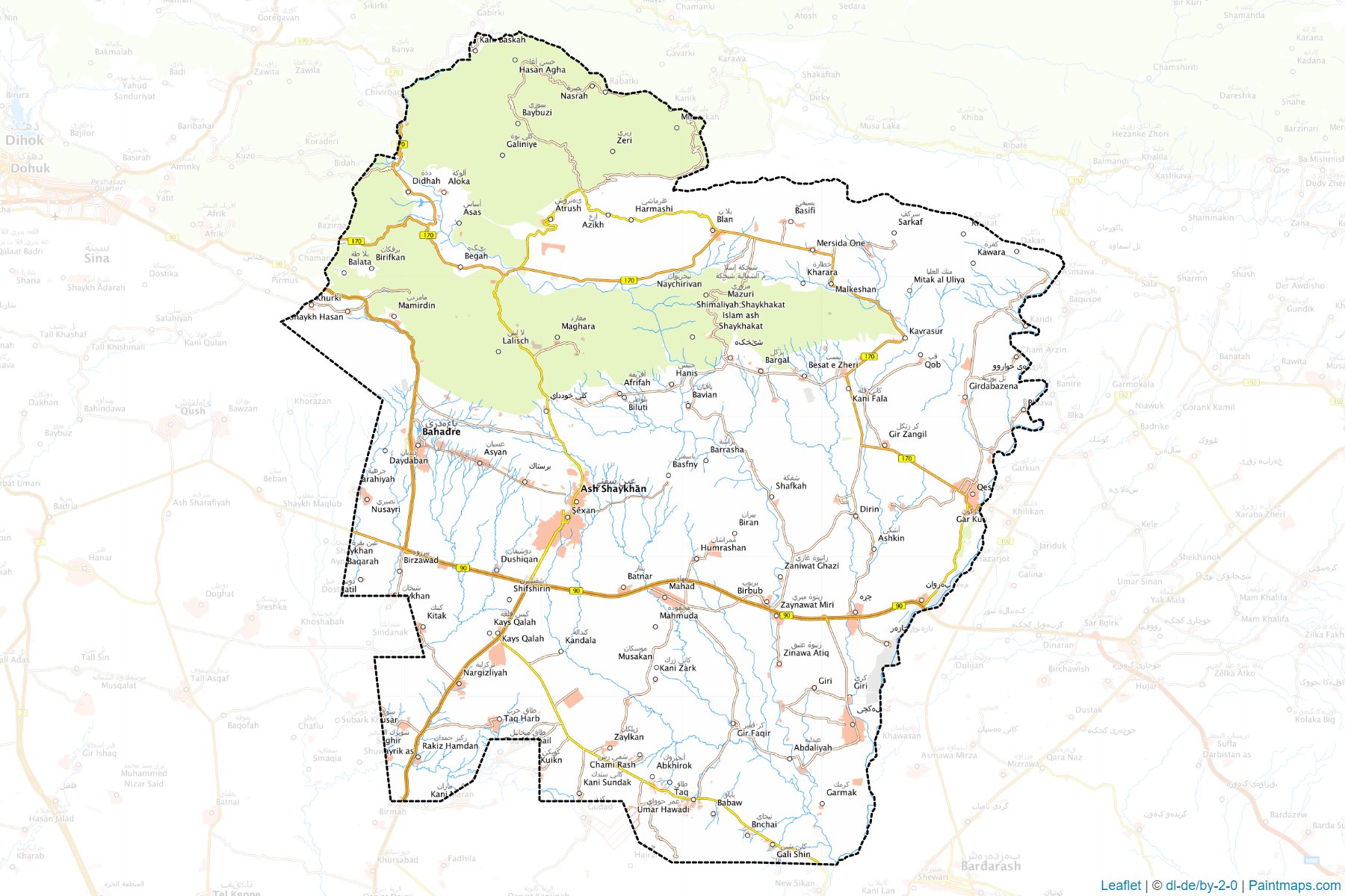 Shikhan (Ninawa) Map Cropping Samples-1