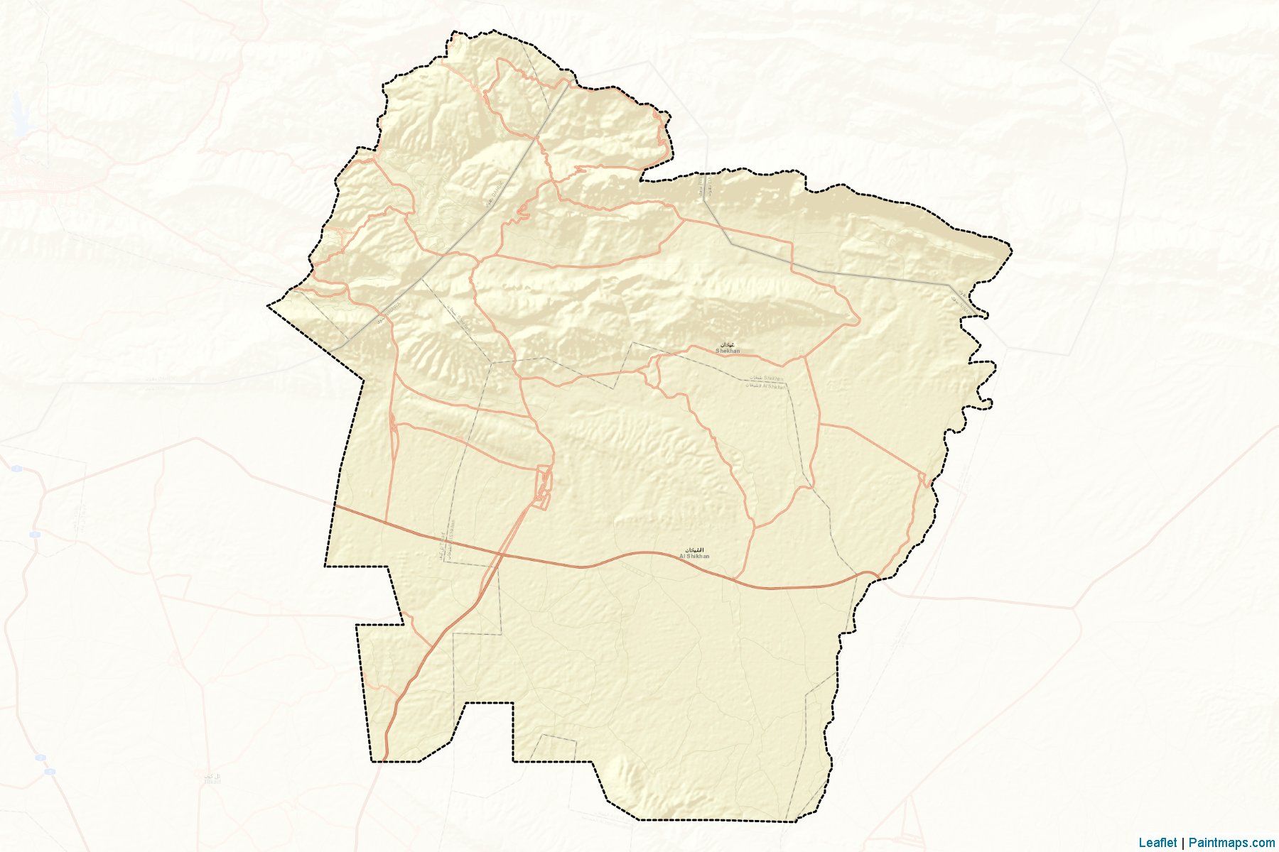 Shikhan (Ninawa) Map Cropping Samples-2