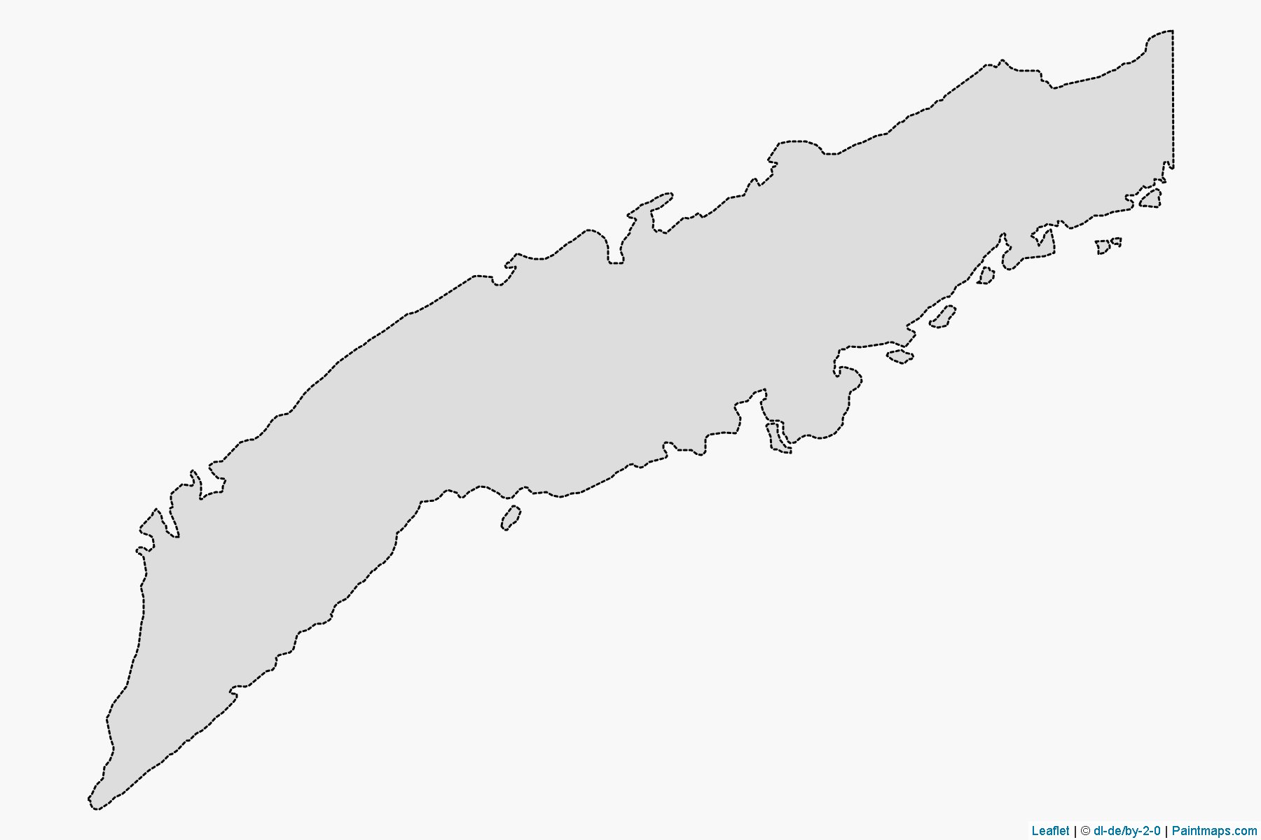 Muestras de recorte de mapas Roatan (Islas de la Bahía)-1