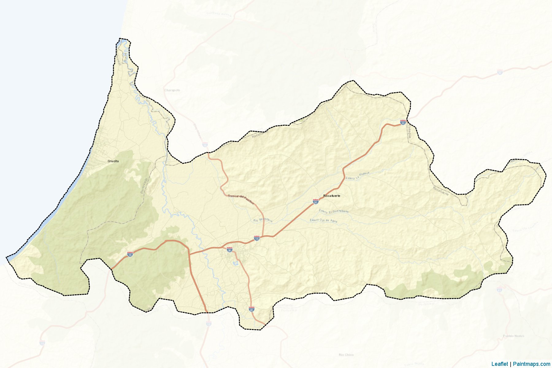 Muestras de recorte de mapas Rocafuerte (Manabi)-2