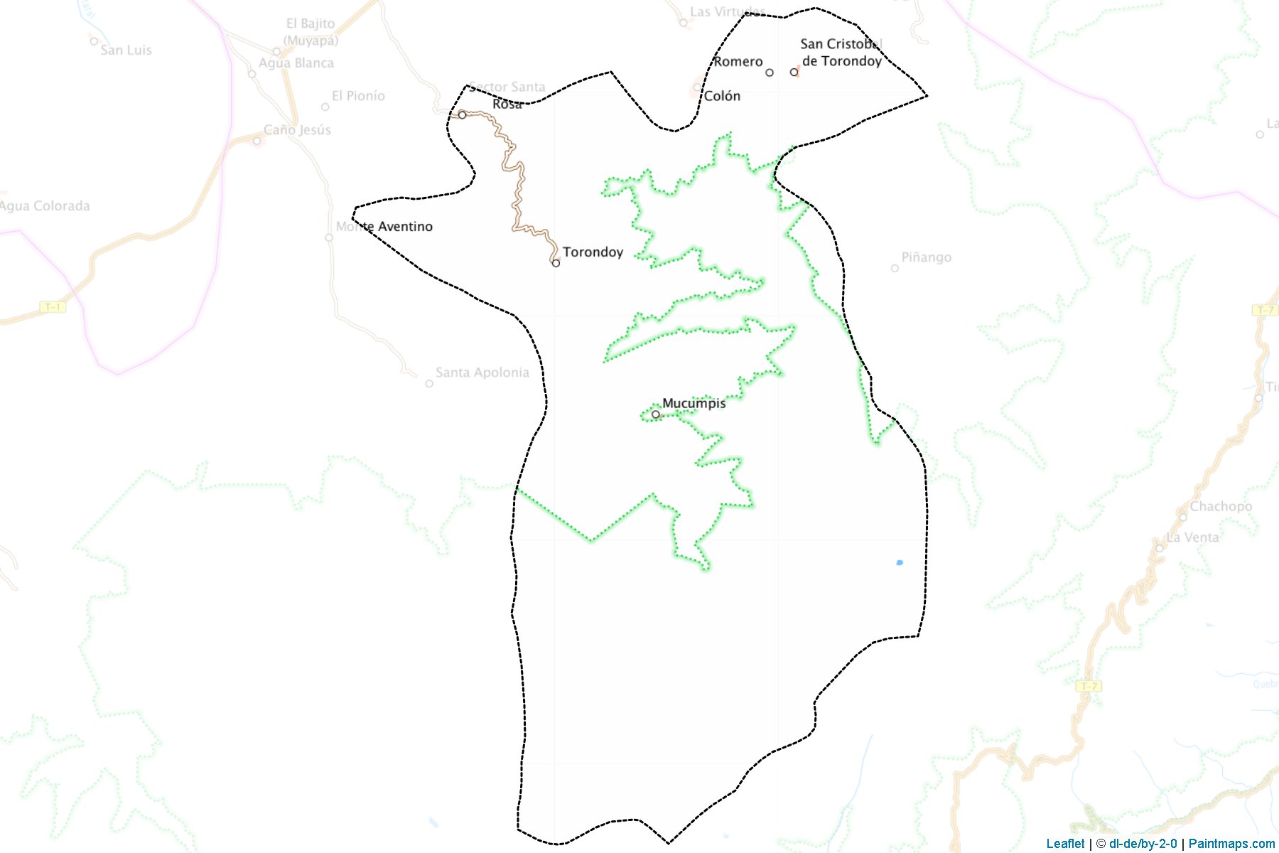 Muestras de recorte de mapas Justo Briceño (Mérida)-1