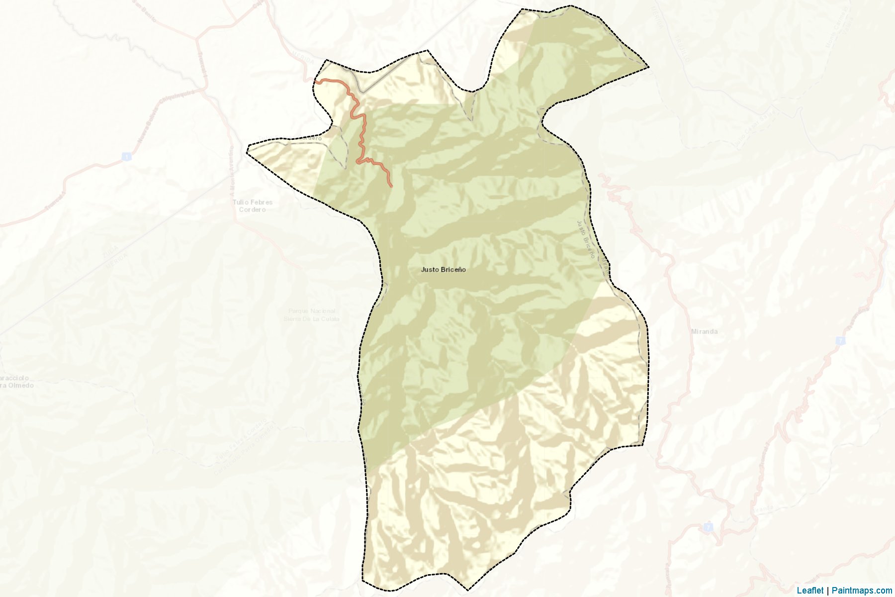 Muestras de recorte de mapas Justo Briceño (Mérida)-2